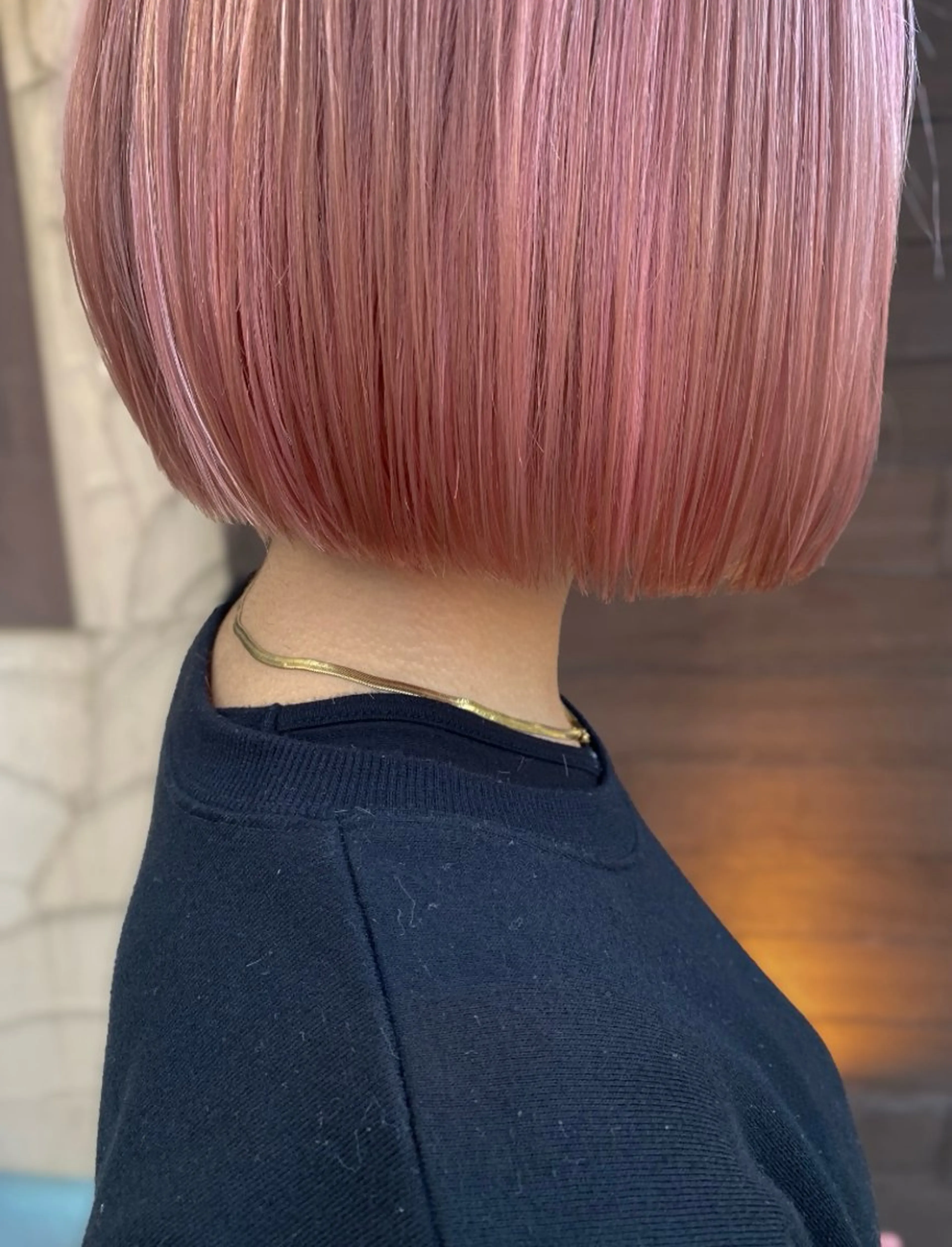 ミディアム カラー 梅津 桜子のヘアスタイル