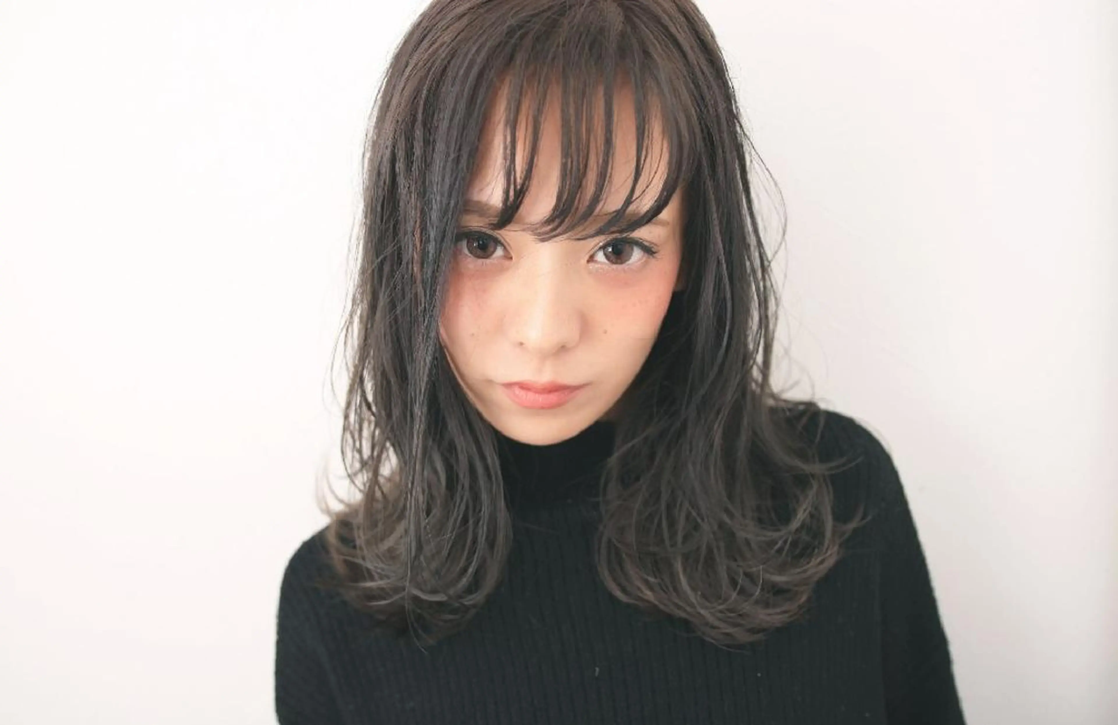 セミロング カラー ヘアカラー トリートメント 新生活応援★半額/ 25歳以下　“内間”のヘアスタイル