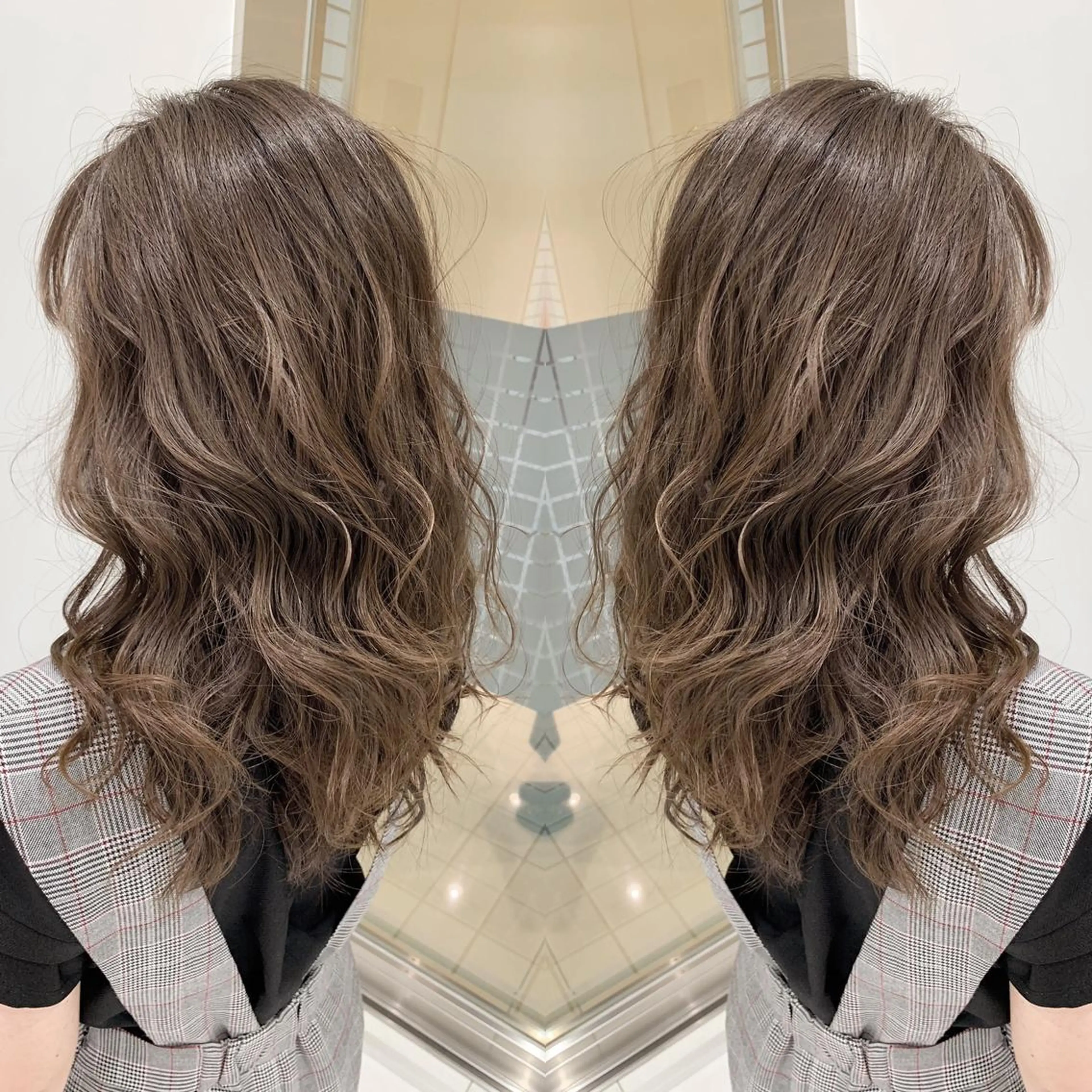 ロング カラー カット ヘアカラー トリートメント N° jillva ♦️川端裕司♦️のヘアスタイル