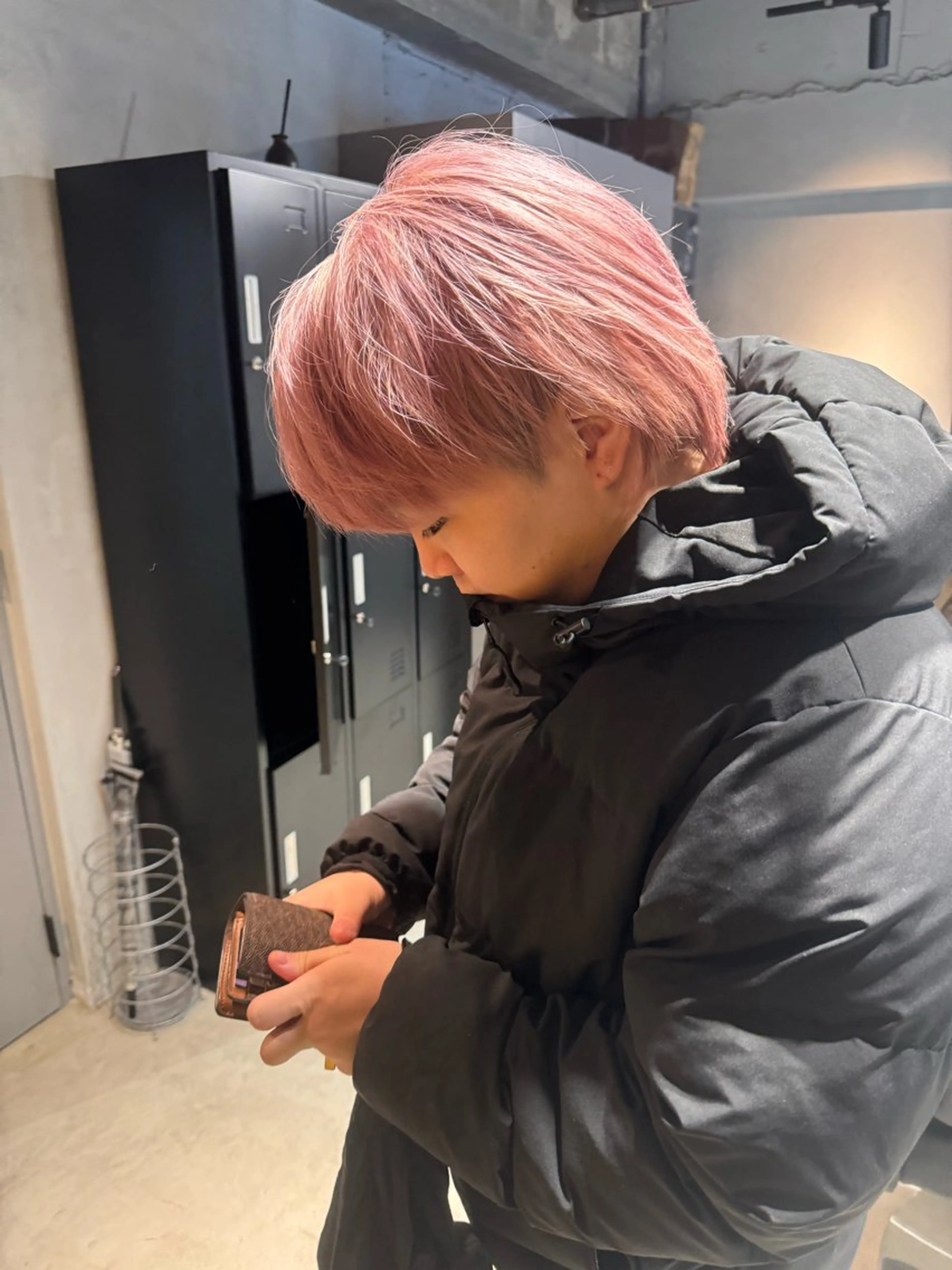 ミディアム カラー パーマ ヘアアレンジ メンズ メンズ特化 しゅうへいのヘアスタイル