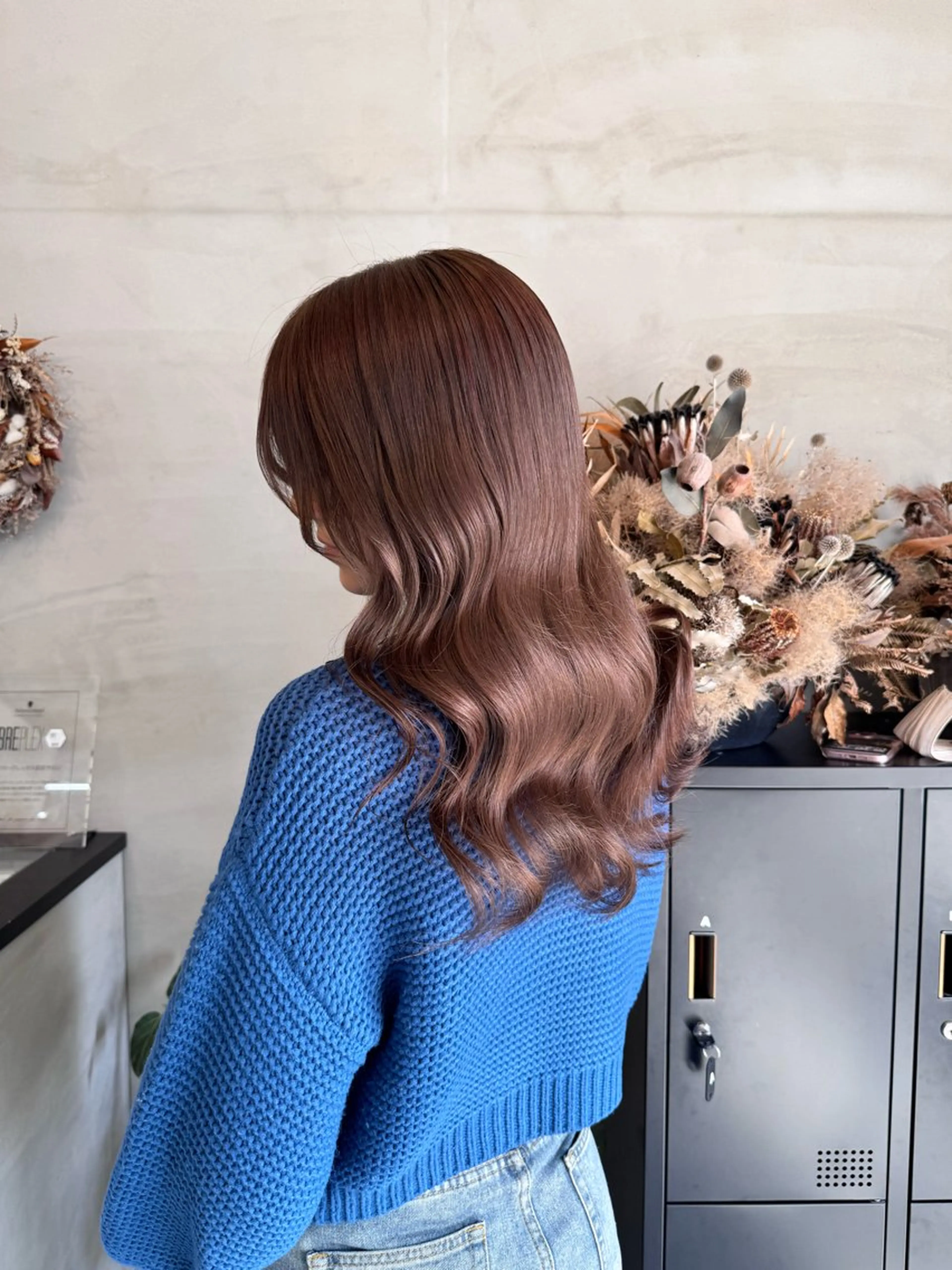 ロング カラー ベージュカラー ショコラベージュ lit 松井乃愛のヘアスタイル