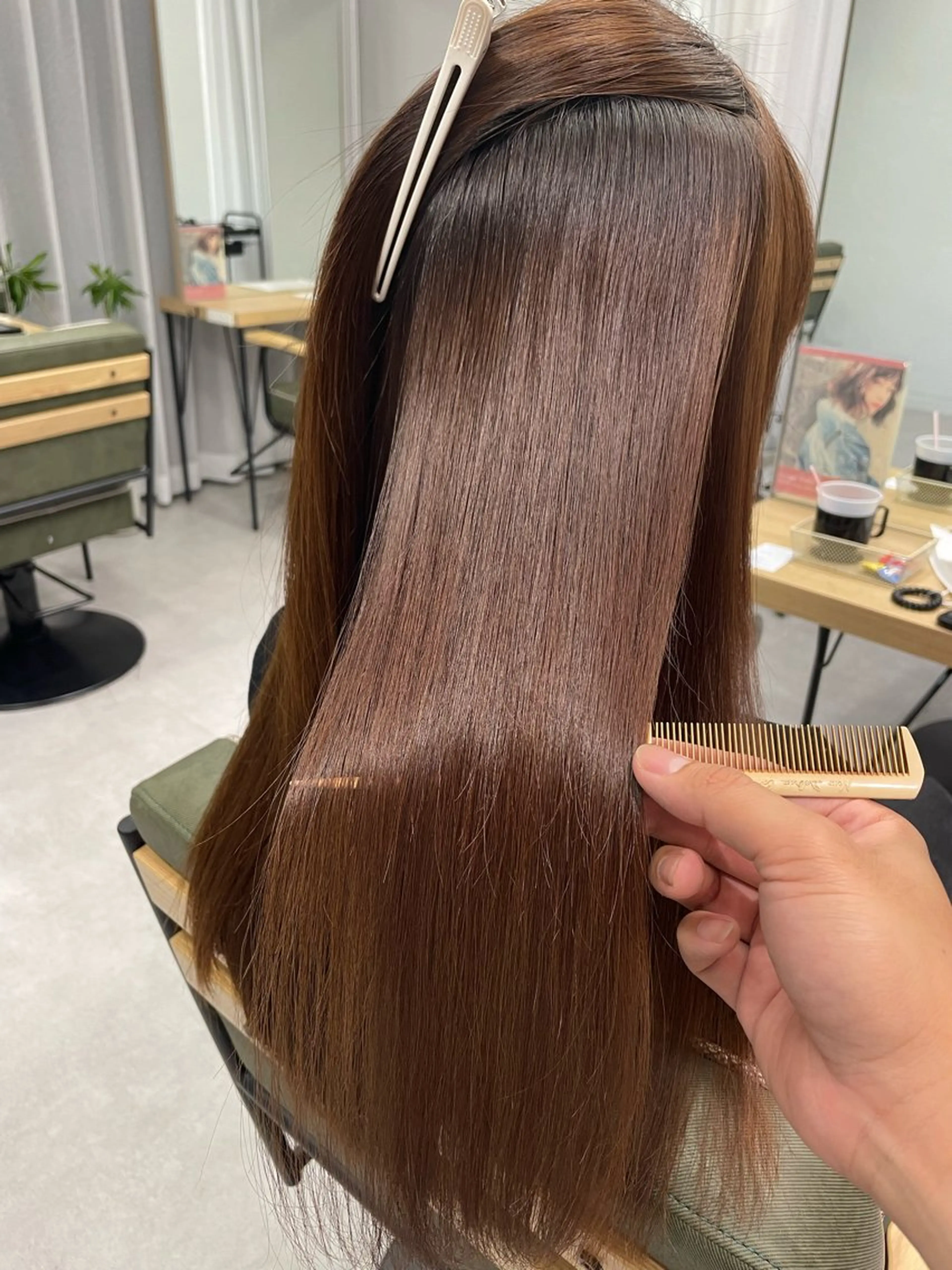 ロング パーマ 髪質改善 ストレートパーマ カット トリートメント パーマ🌀佐々木 楽人のヘアスタイル