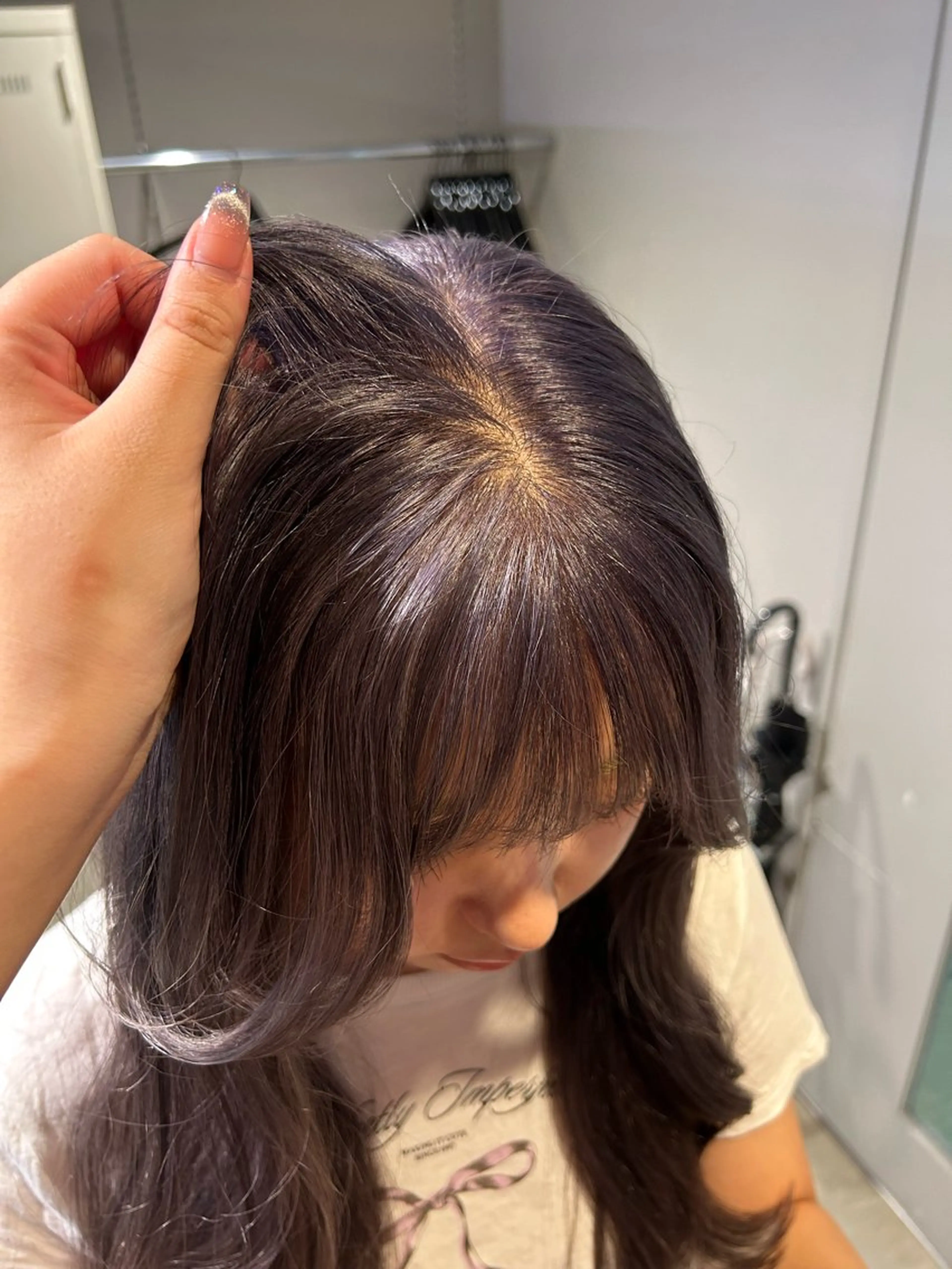 カラー ヘアカラー トリートメント 透明感ベージュ🤎 ナチュラルレイヤーのヘアスタイル