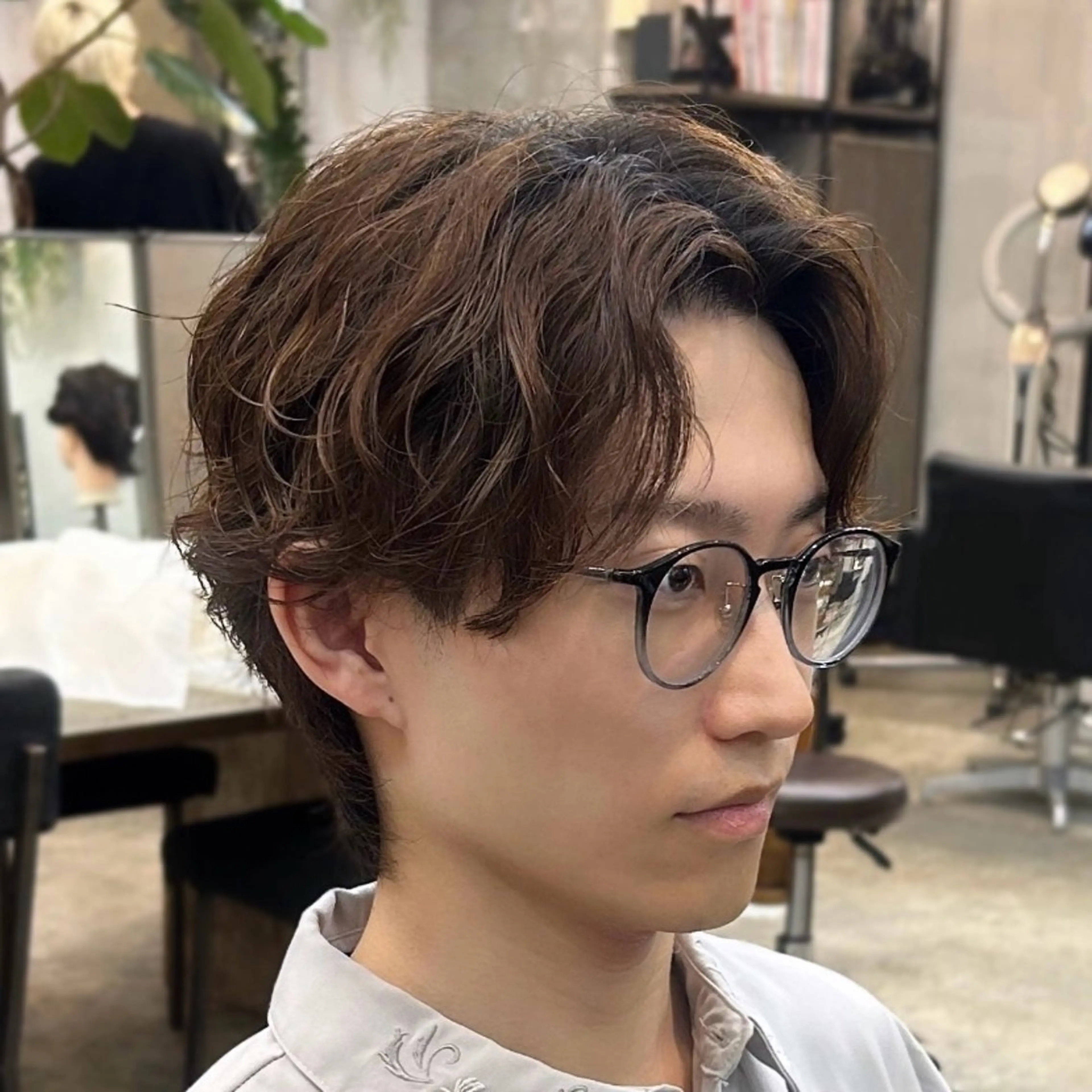 パーマ 透けカラー♡ のぐちまおのヘアスタイル