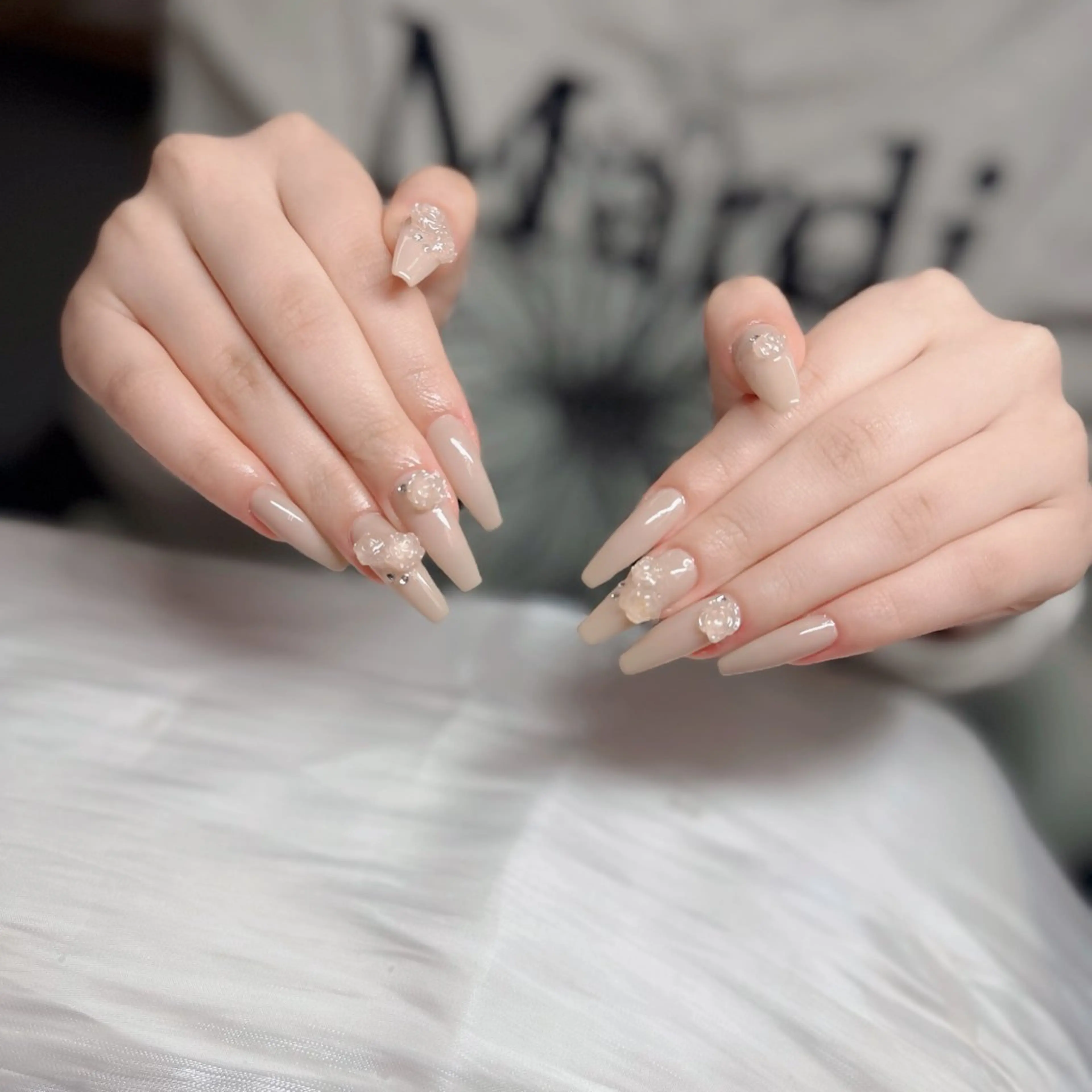 ネイル アートネイル フレンチネイル ジェルネイル 韓国ネイル マグネットネイル Lenie Shinokuboのネイルデザイン