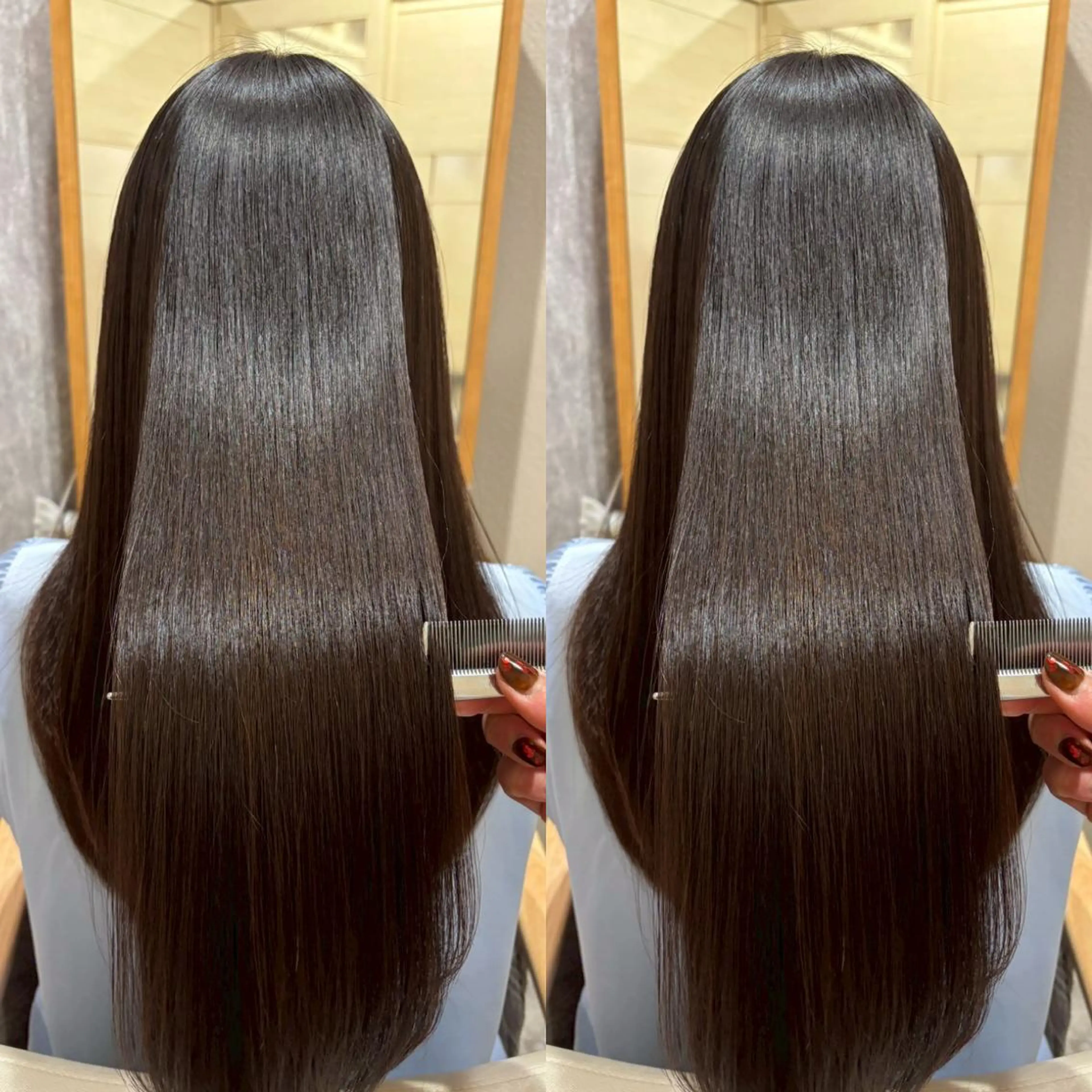 【ダメージレス艶カラー💎】髪質改善リタッチカラー ￥4400の写真