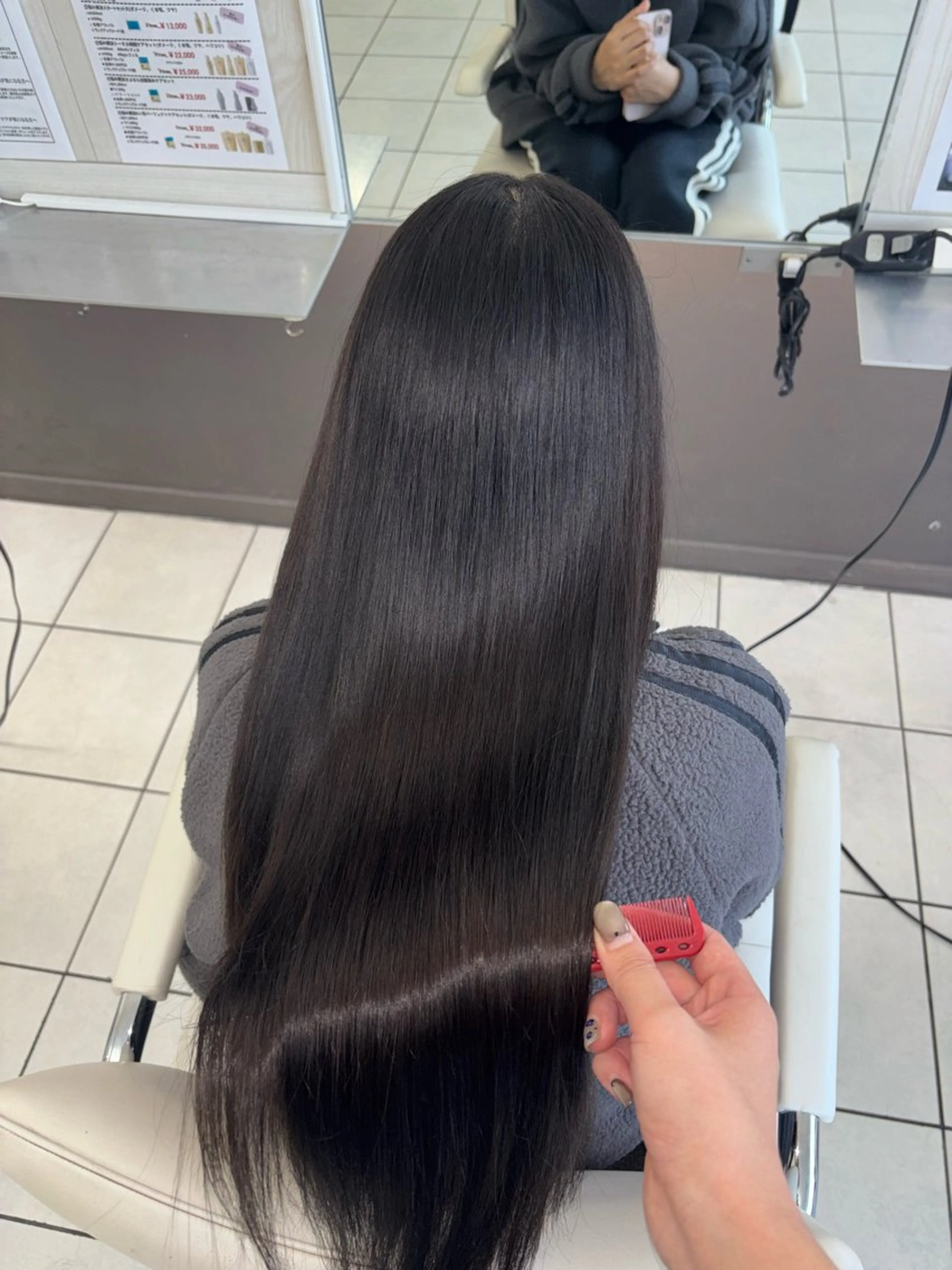 カラー ヘアカラー 🌟美髪縮毛矯正🌟 吉田早弥のヘアスタイル