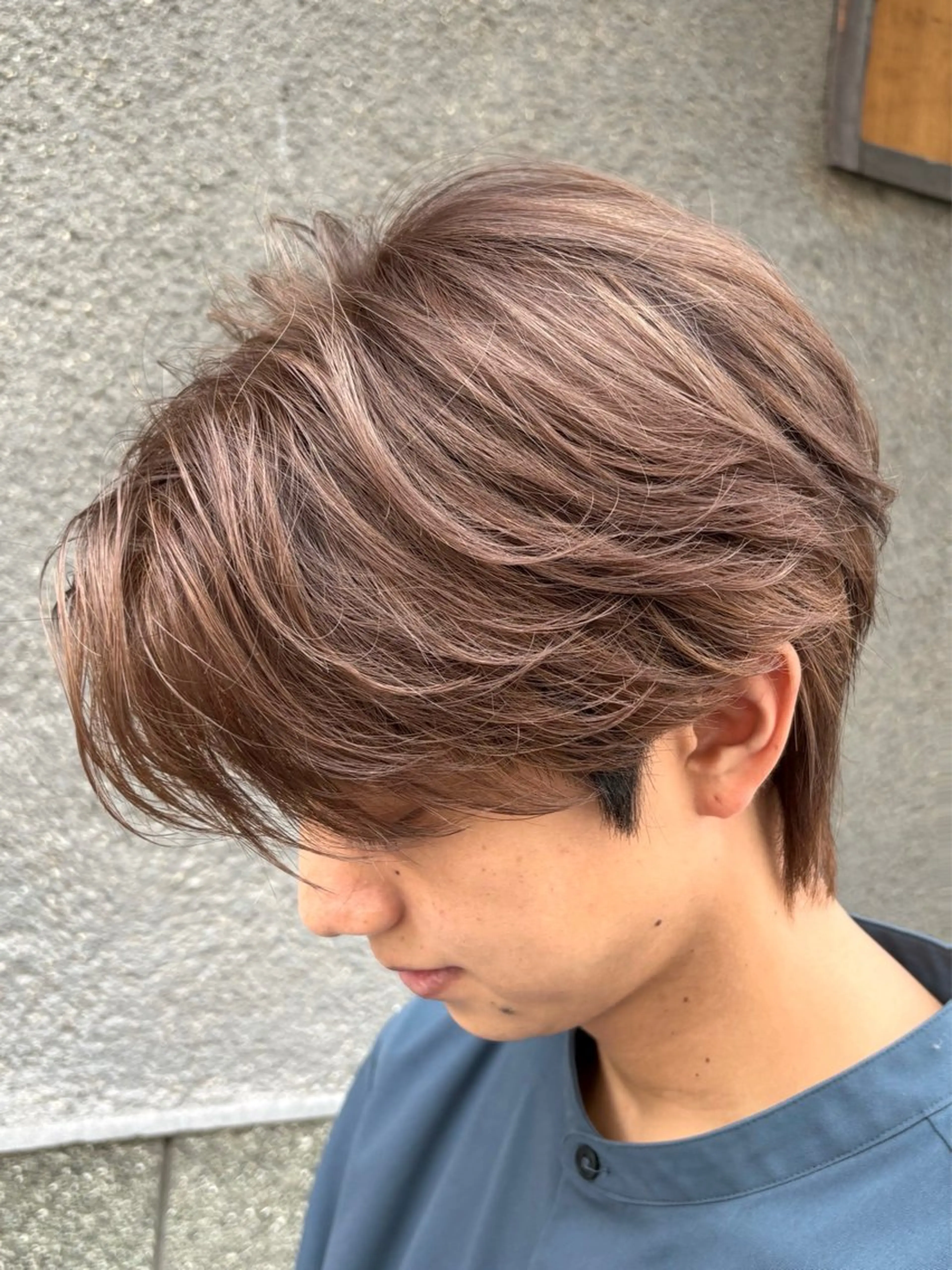カラー メンズ 濱口 健慎のヘアスタイル