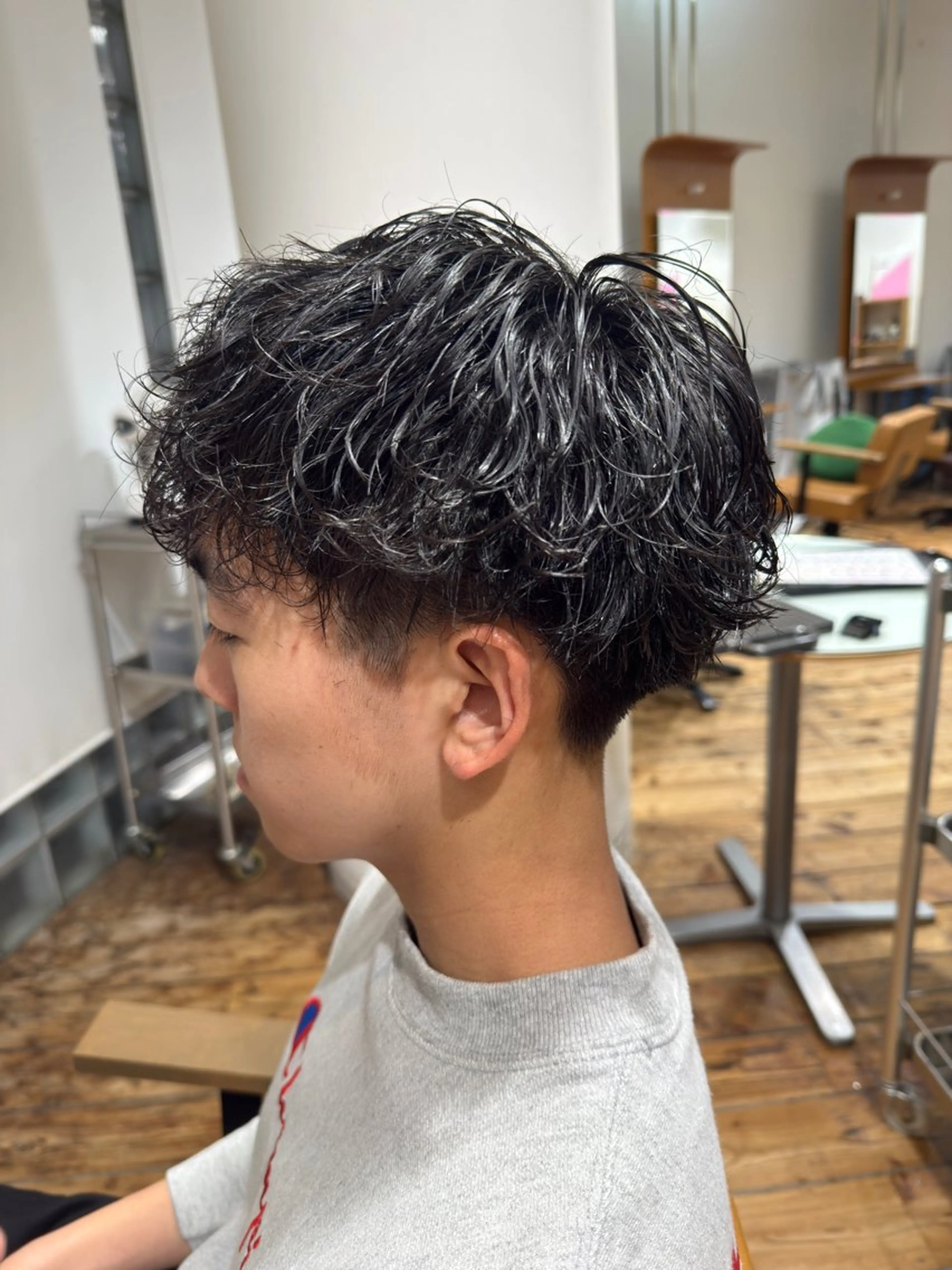 パーマ メンズ 波巻きパーマ カット パーマ えいじ｜ メンズ特化✂️のヘアスタイル