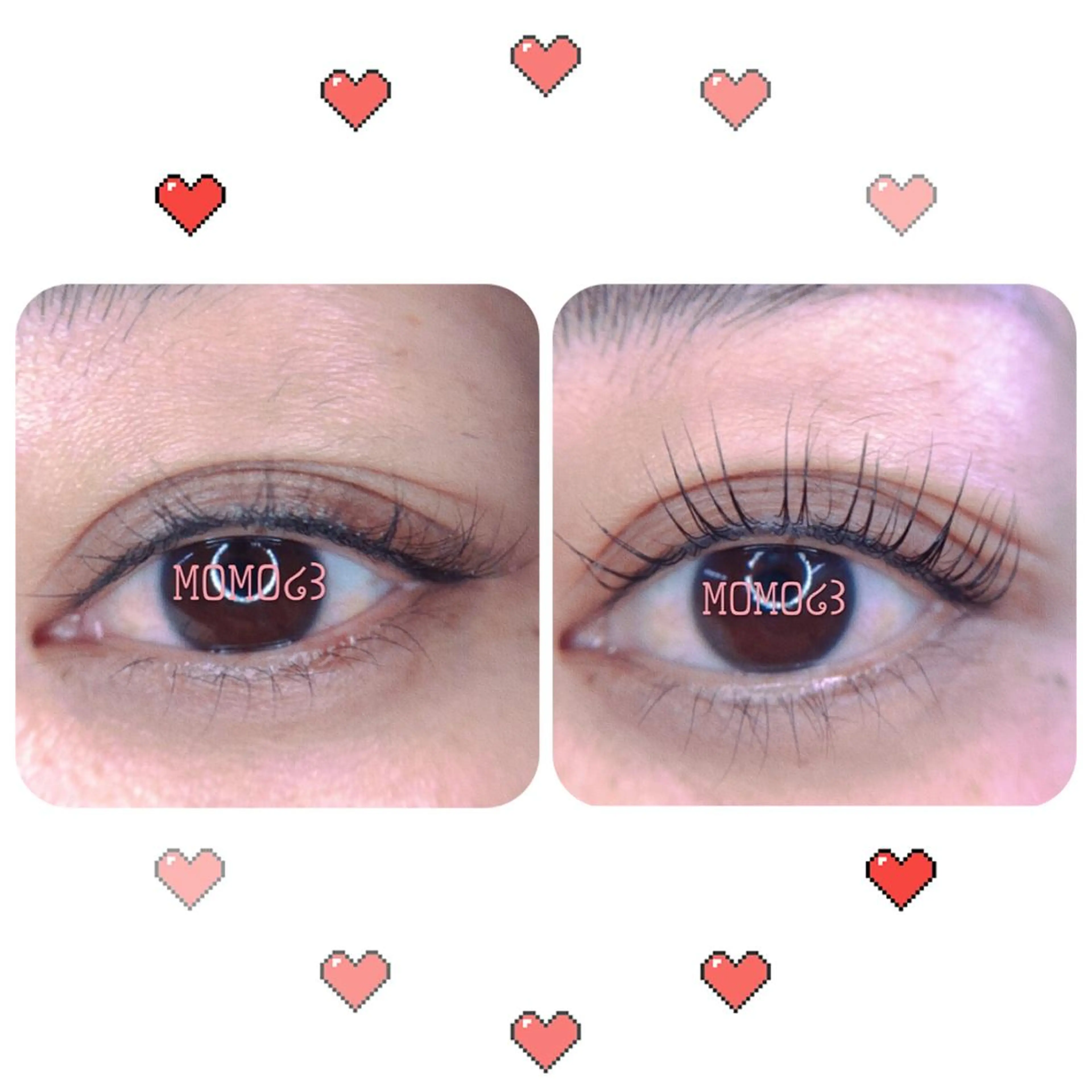 マツエク・マツパ フラットラッシュ ナチュラル パリジェンヌラッシュリフト モテデザインのプロ モモ🍑のマツエク・マツパデザイン