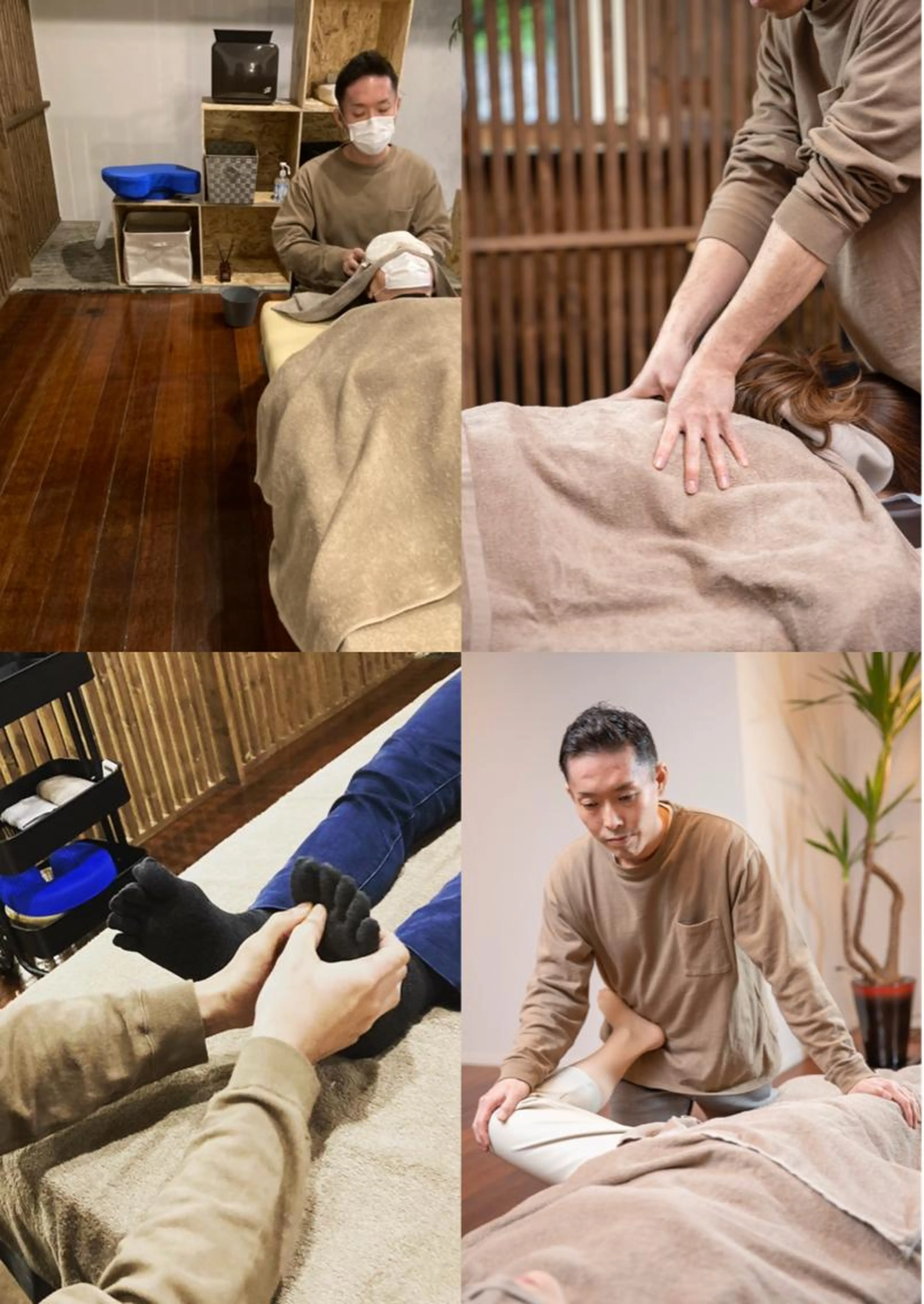 大満足！贅沢コース✨120分で優雅にボディケアマッサージ＋パーソナルストレッチ＋ドライヘッドスパでリフレッシュ😌✨の写真