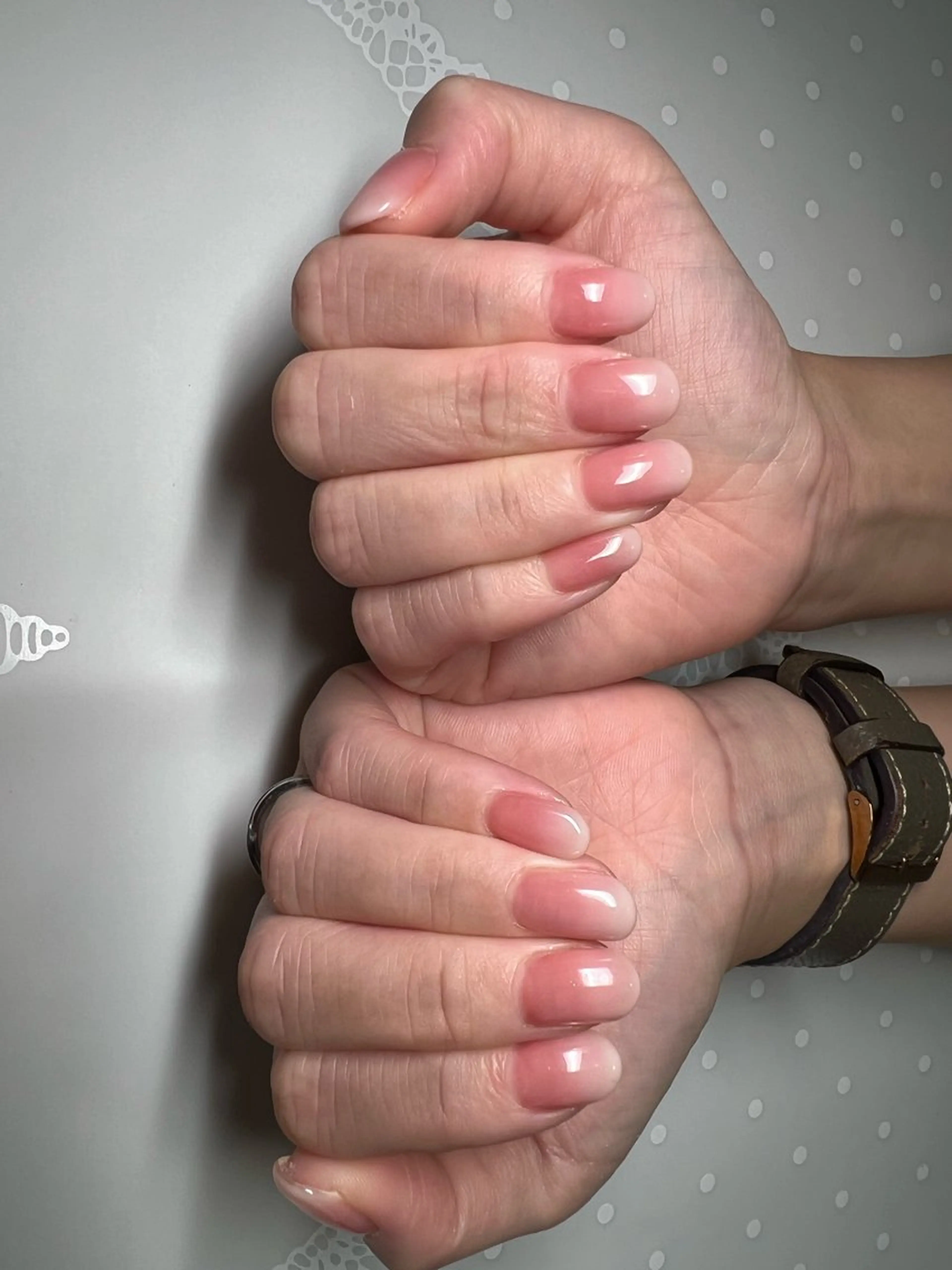 ワンカラーorグラデ300種類以上のカラーから選べる💗＋別途でマグネットやストーンもok✊🏻(1時間45分)オフ込みの写真