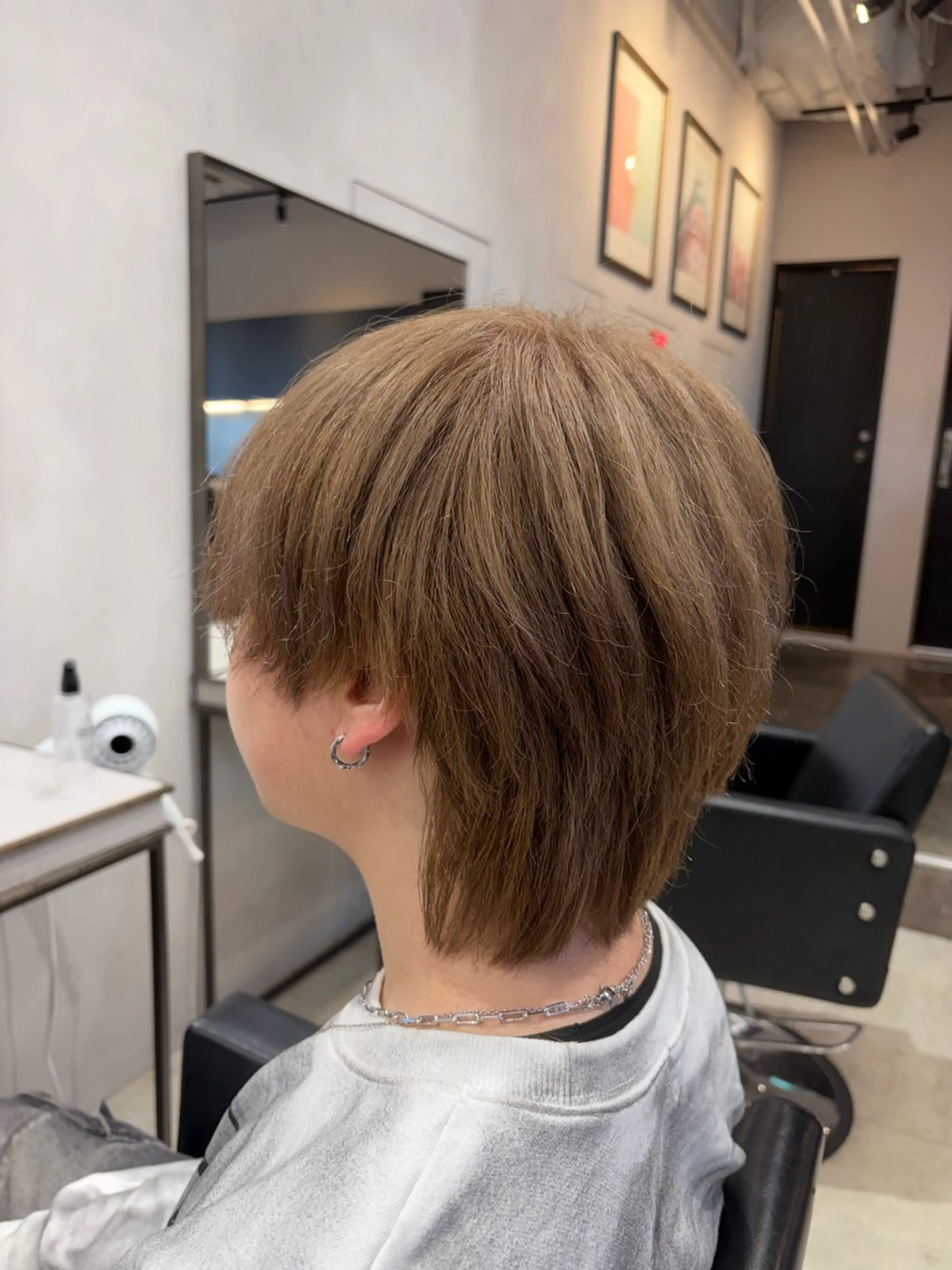 ショート カラー メンズ メンズブリーチ ベージュカラー ブリーチ カット ヘアカラー メンズ特化🔥 金子直斗のヘアスタイル