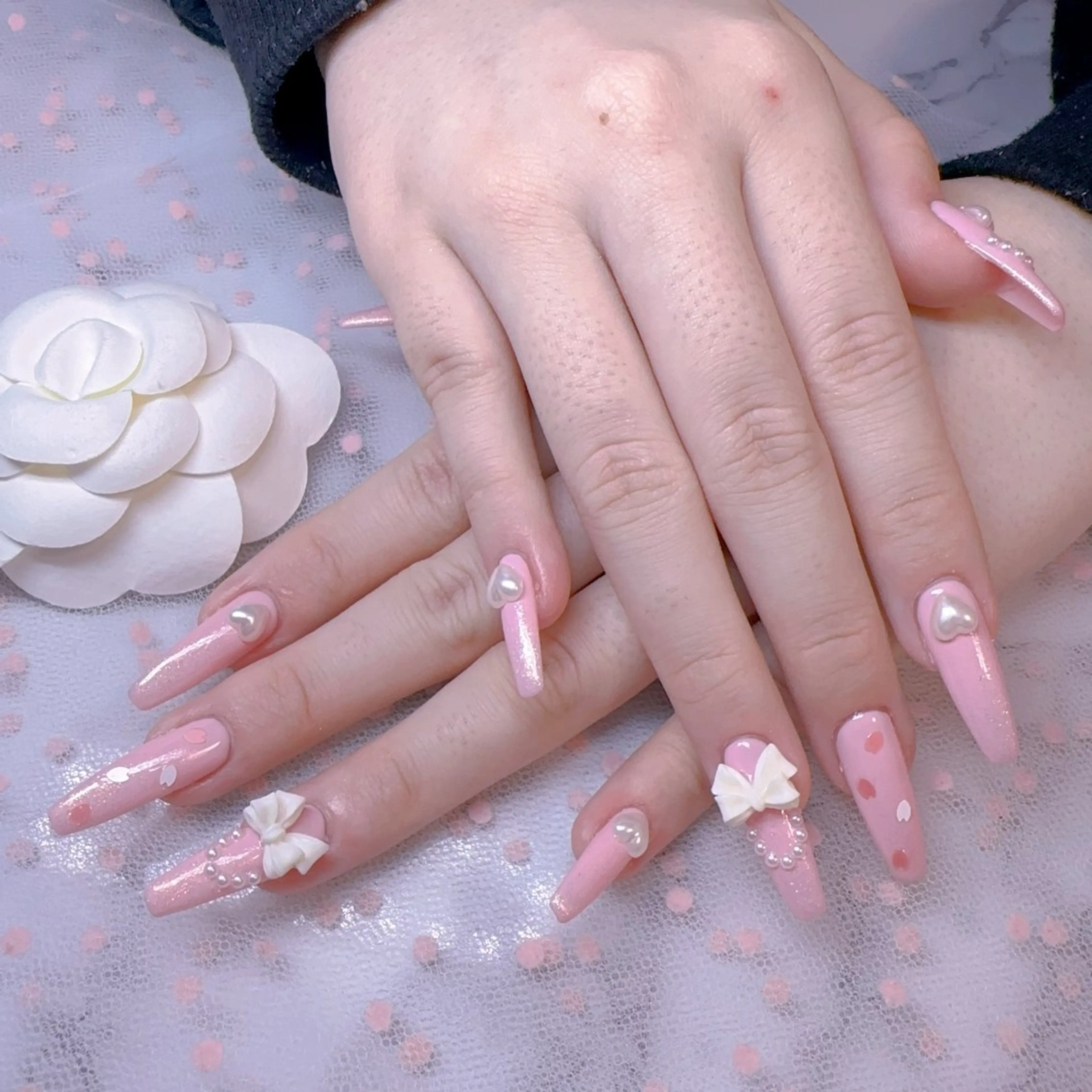 ネイル オーロラネイル フットネイル 韓国ネイル ラメ(グリッター) ラメグラデーション ハンドネイル Belle nail salon 新小岩のネイルデザイン