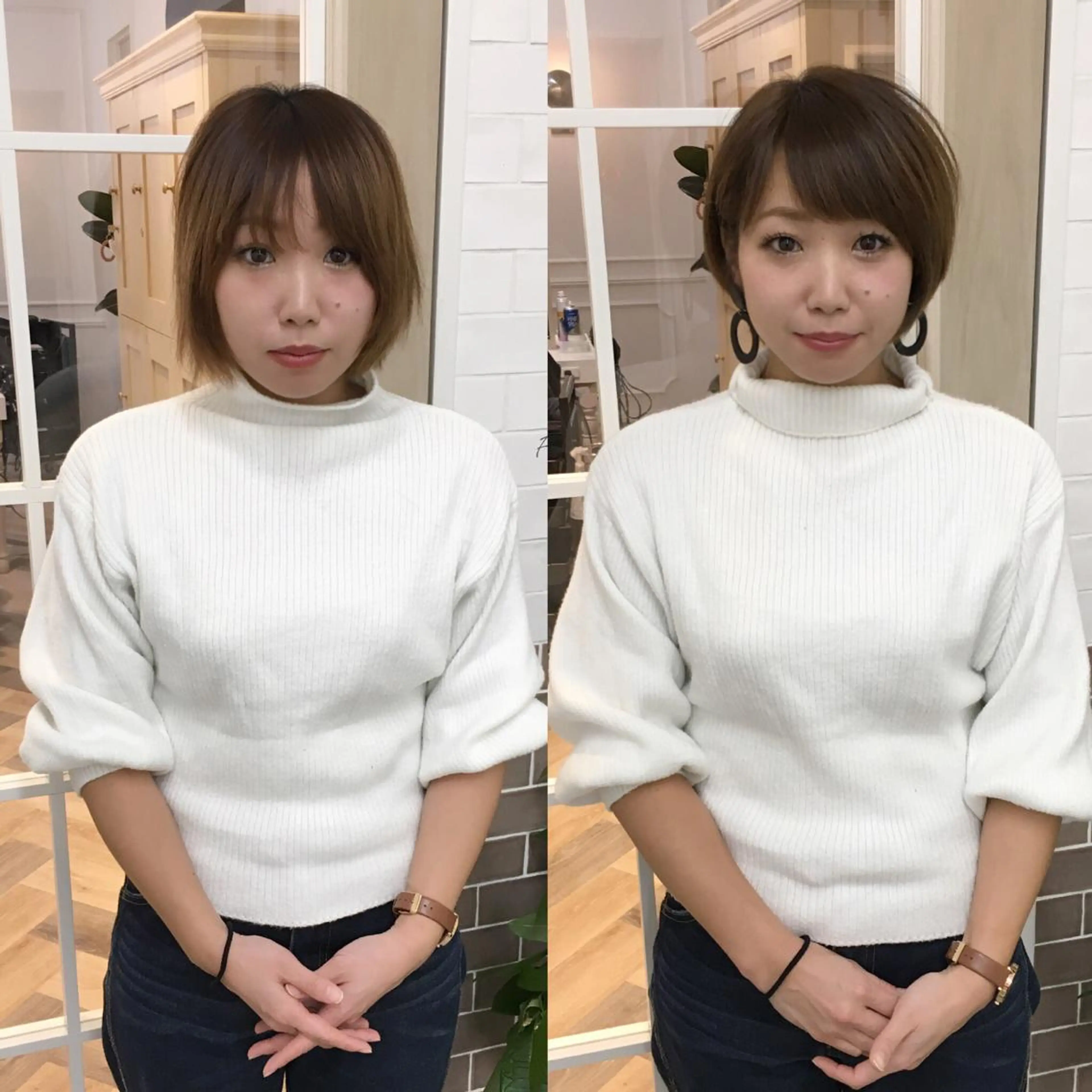 ショート カラー 大人可愛いショート* NoWL栗原隆成のヘアスタイル