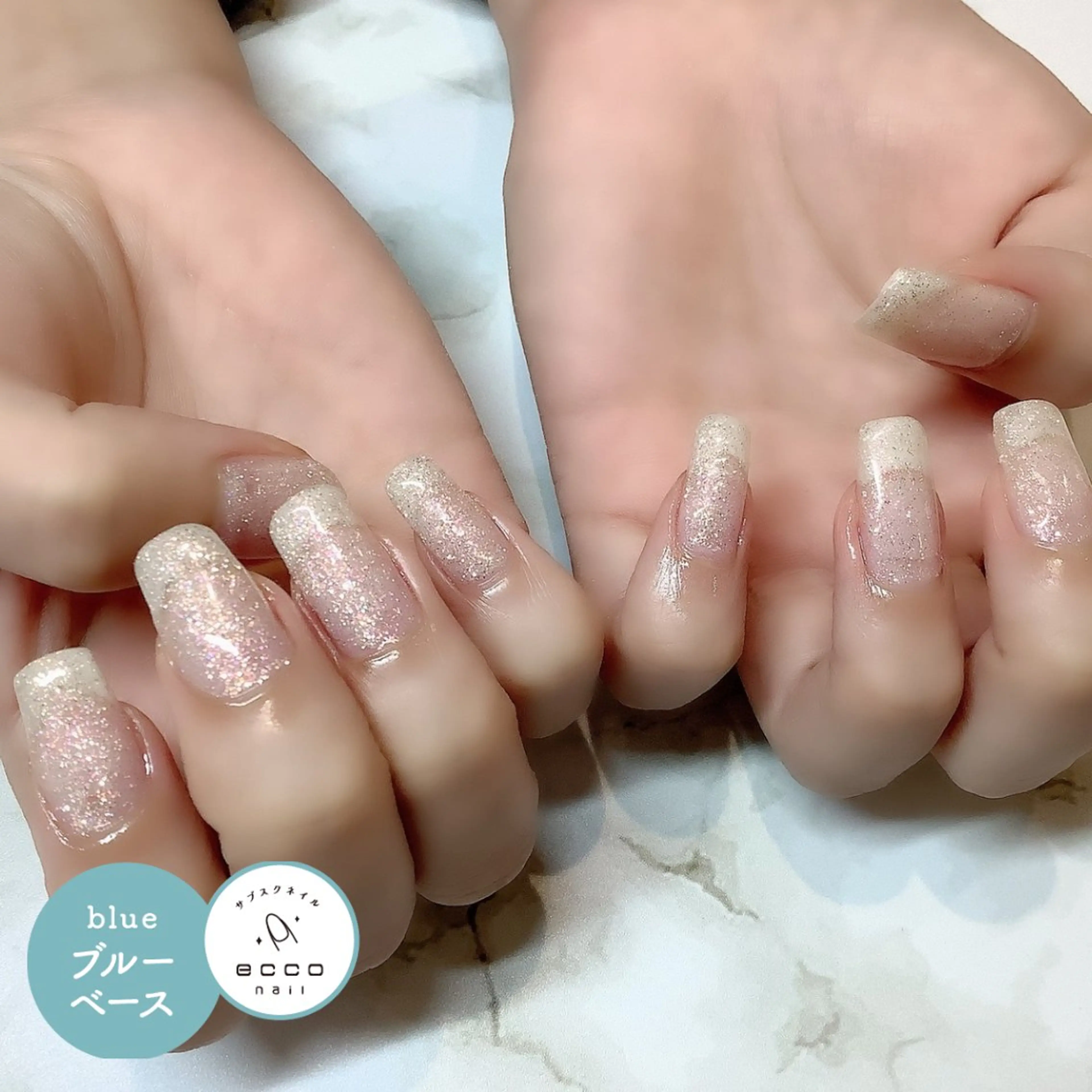 ネイル ハンドネイル eccoネイル千早 Nanakoのネイルデザイン