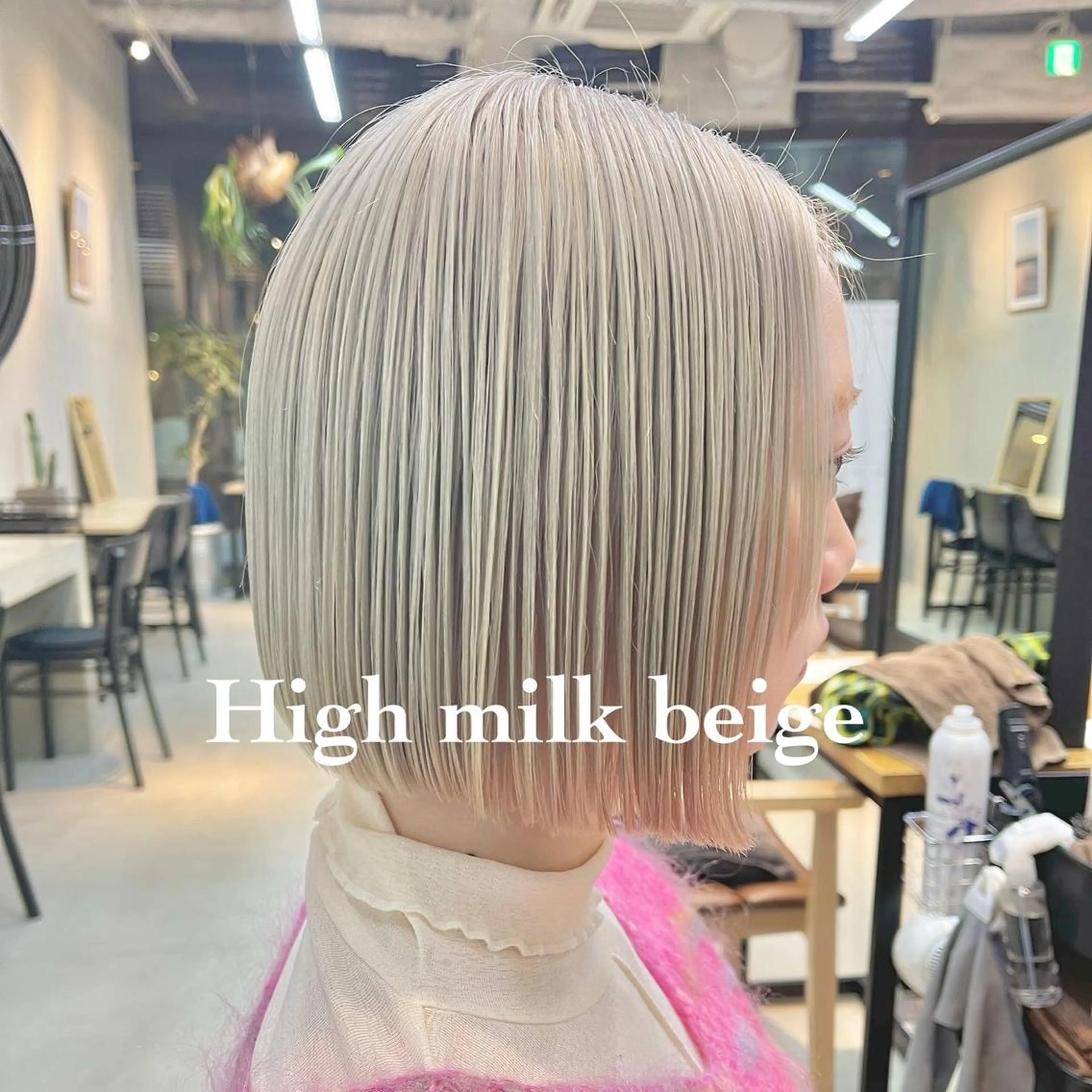 ミディアム カラー カット ヘアカラー 似合わせショート×透 明感/やじまたかしのヘアスタイル