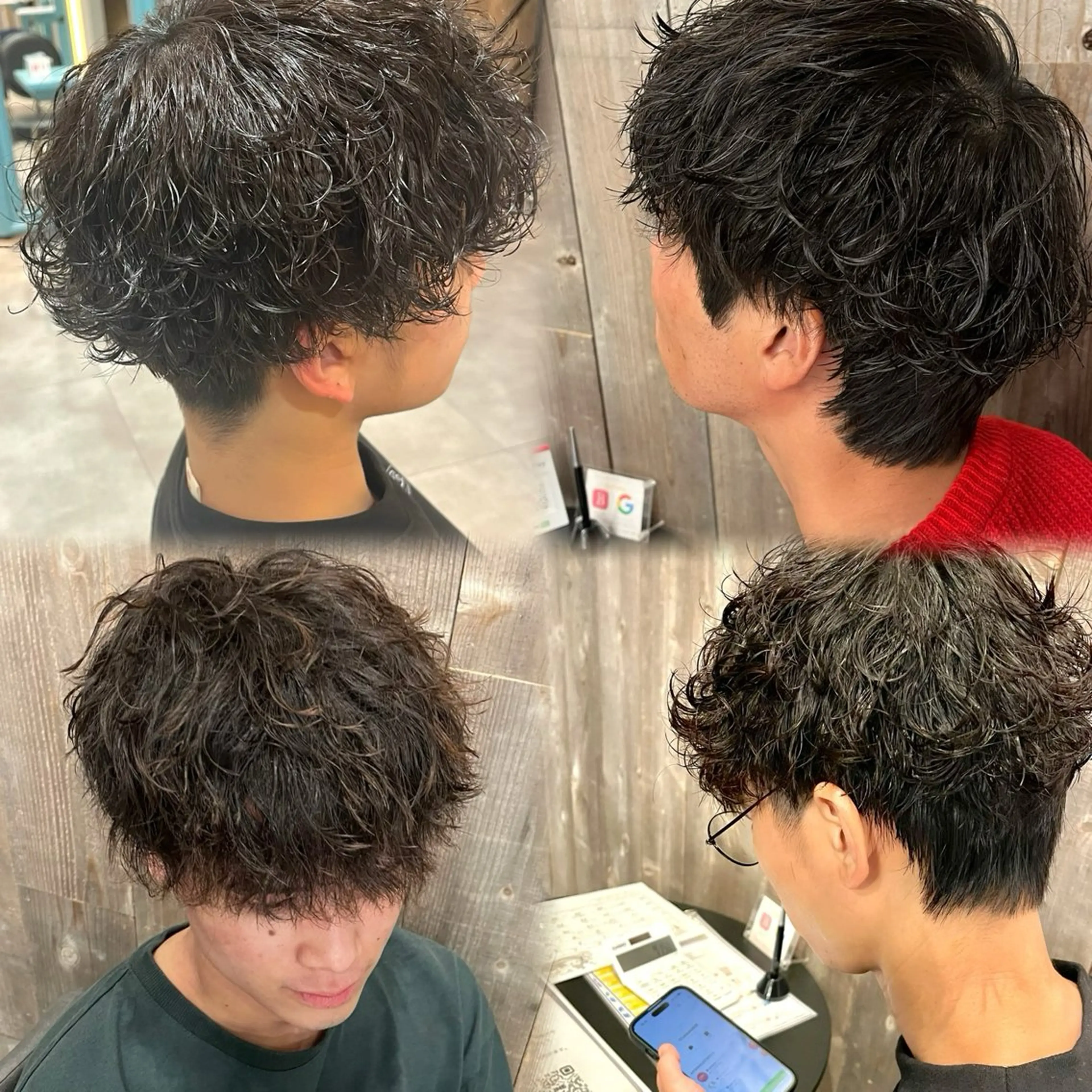 大人気のため期間限定💫メンズカット+波巻きorツイスパパーマの写真