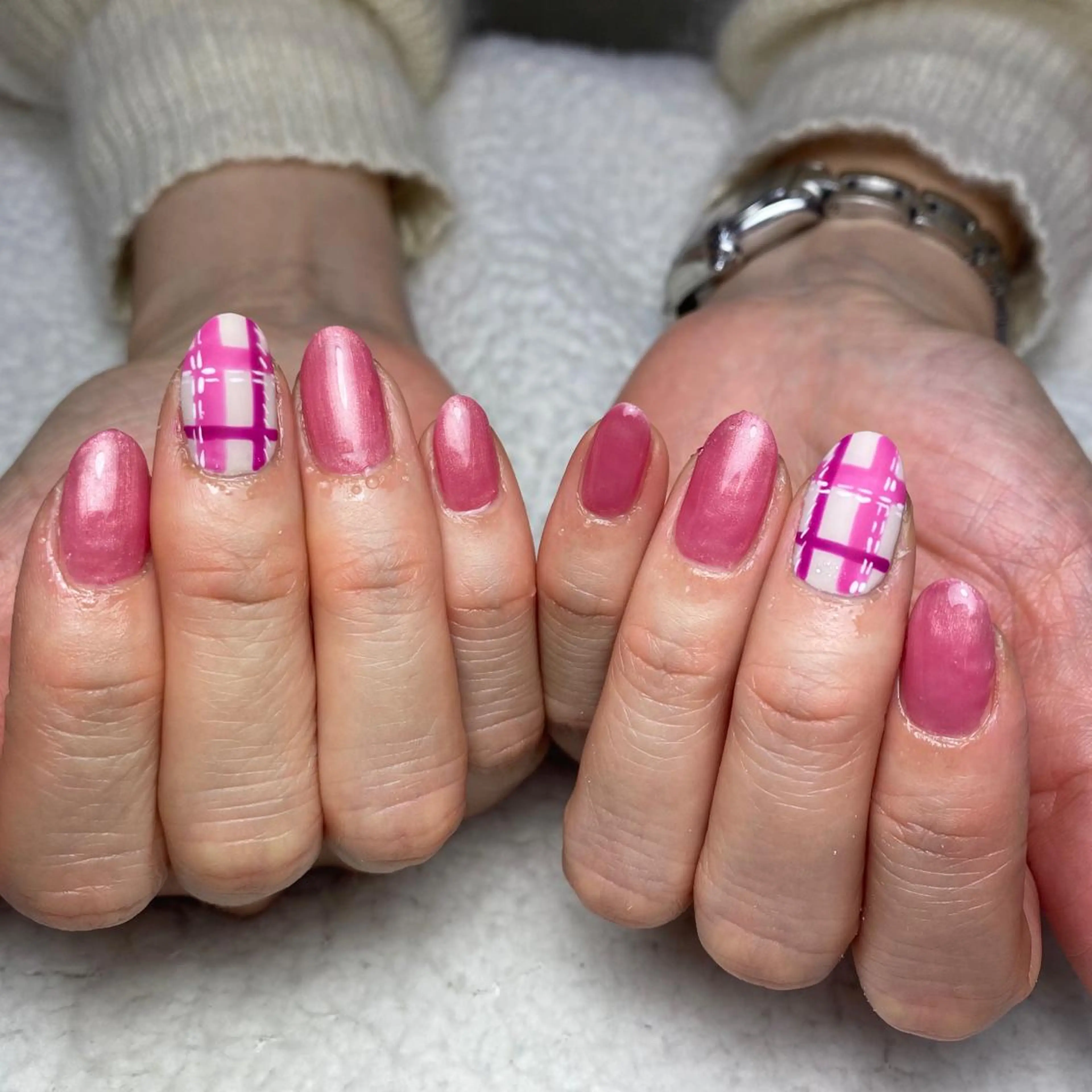 ネイル マットネイル 冬ネイル ハンドネイル COCO +のエステ・リラクイメージ