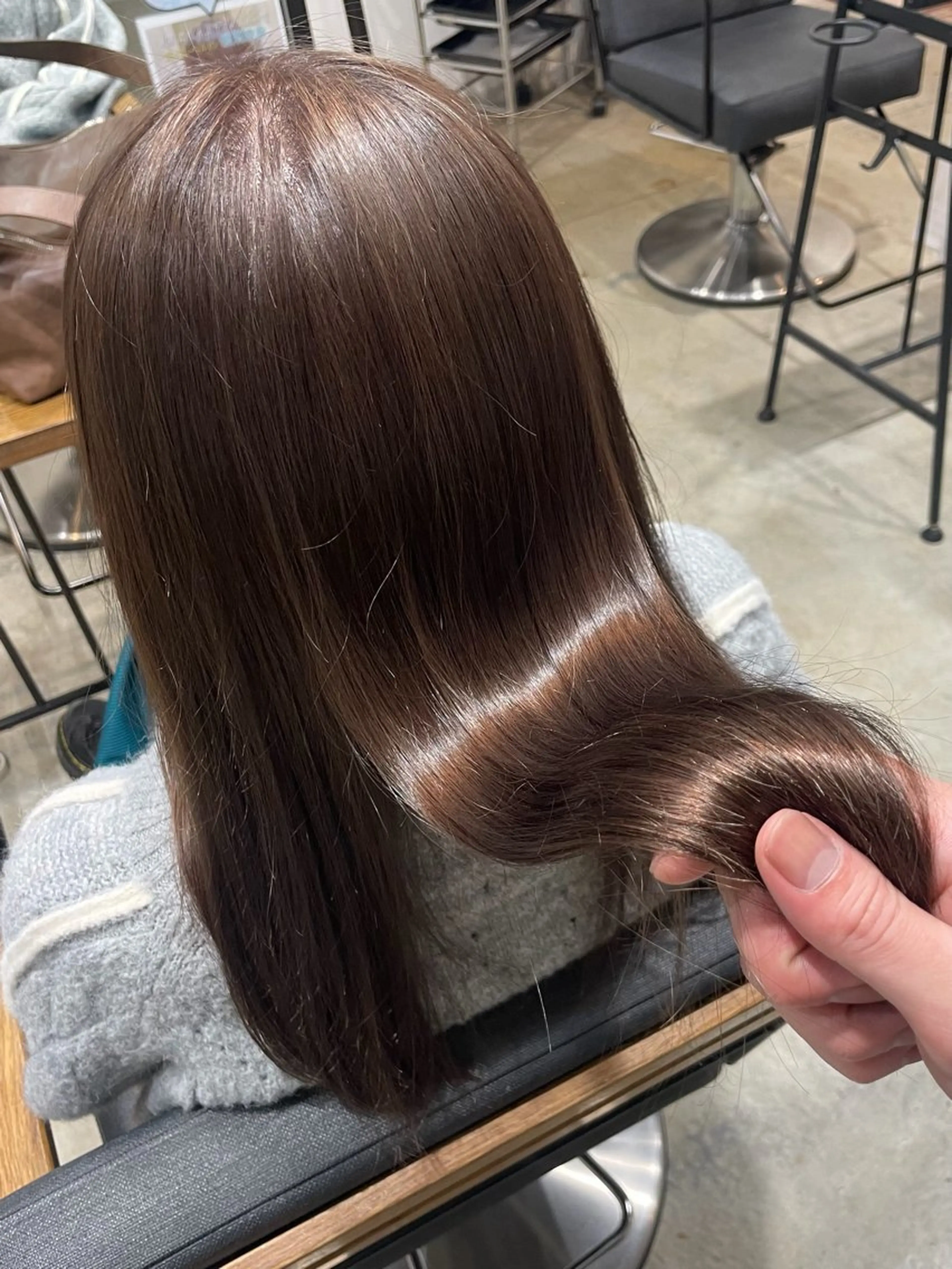 カラー カット ヘアカラー トリートメント 髪質改善カラー× レイヤー/rinaのヘアスタイル