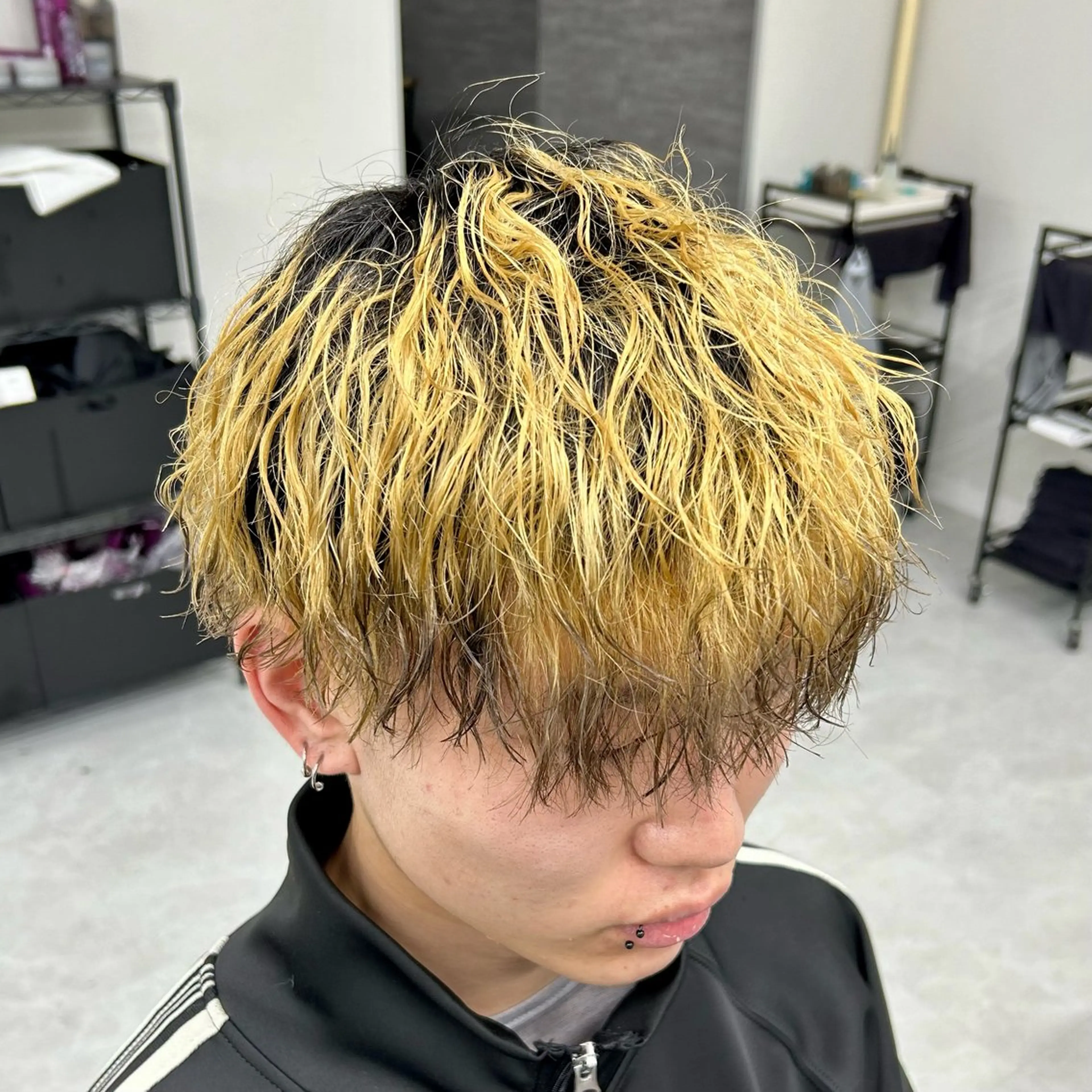 ショート カラー メンズ 🏁メンズパーマ/ RYOYAのヘアスタイル