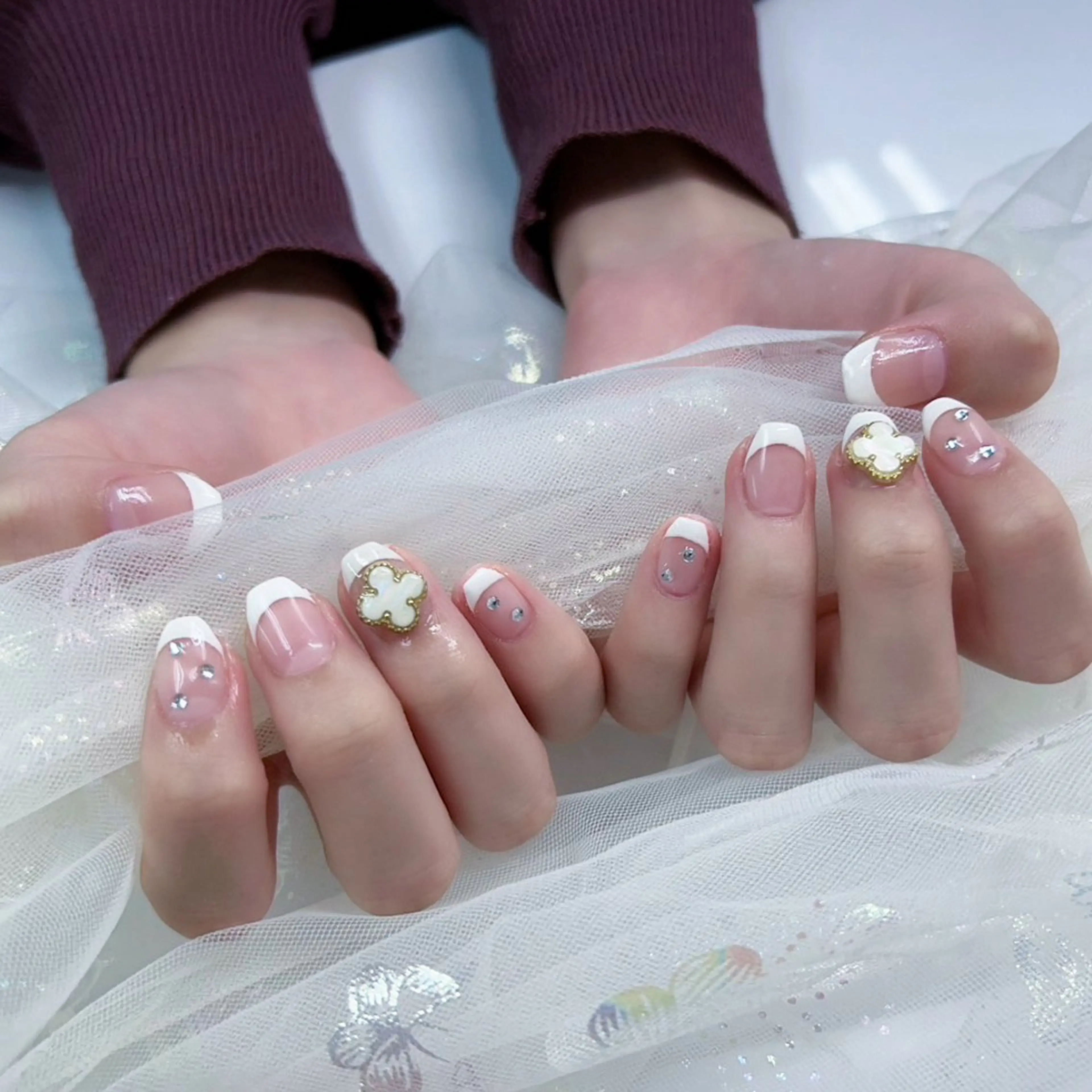 ネイル パーツ全部¥110 サロンミミのネイルデザイン