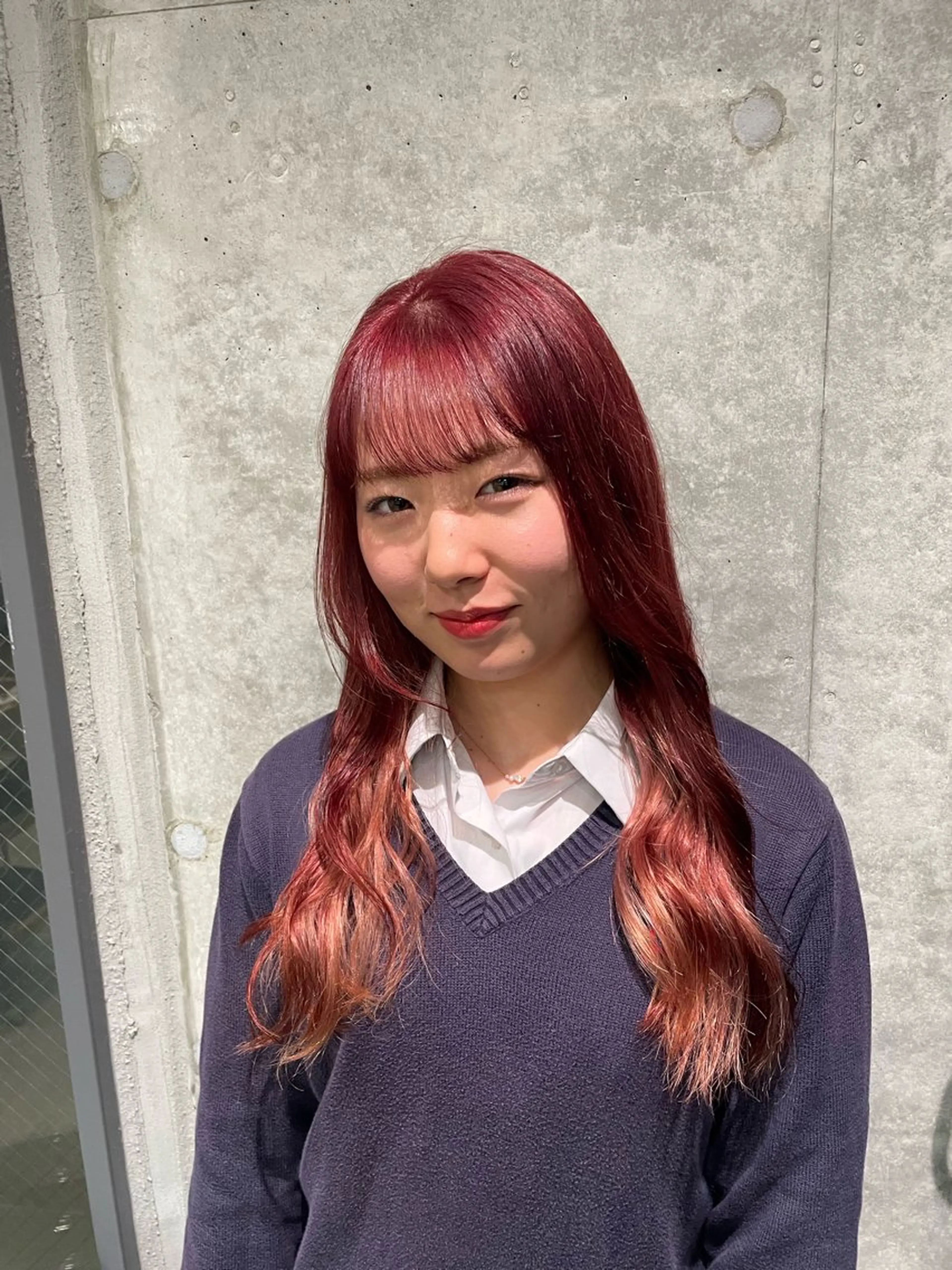 セミロング PANOLA下北沢 中川夢菜のヘアスタイル