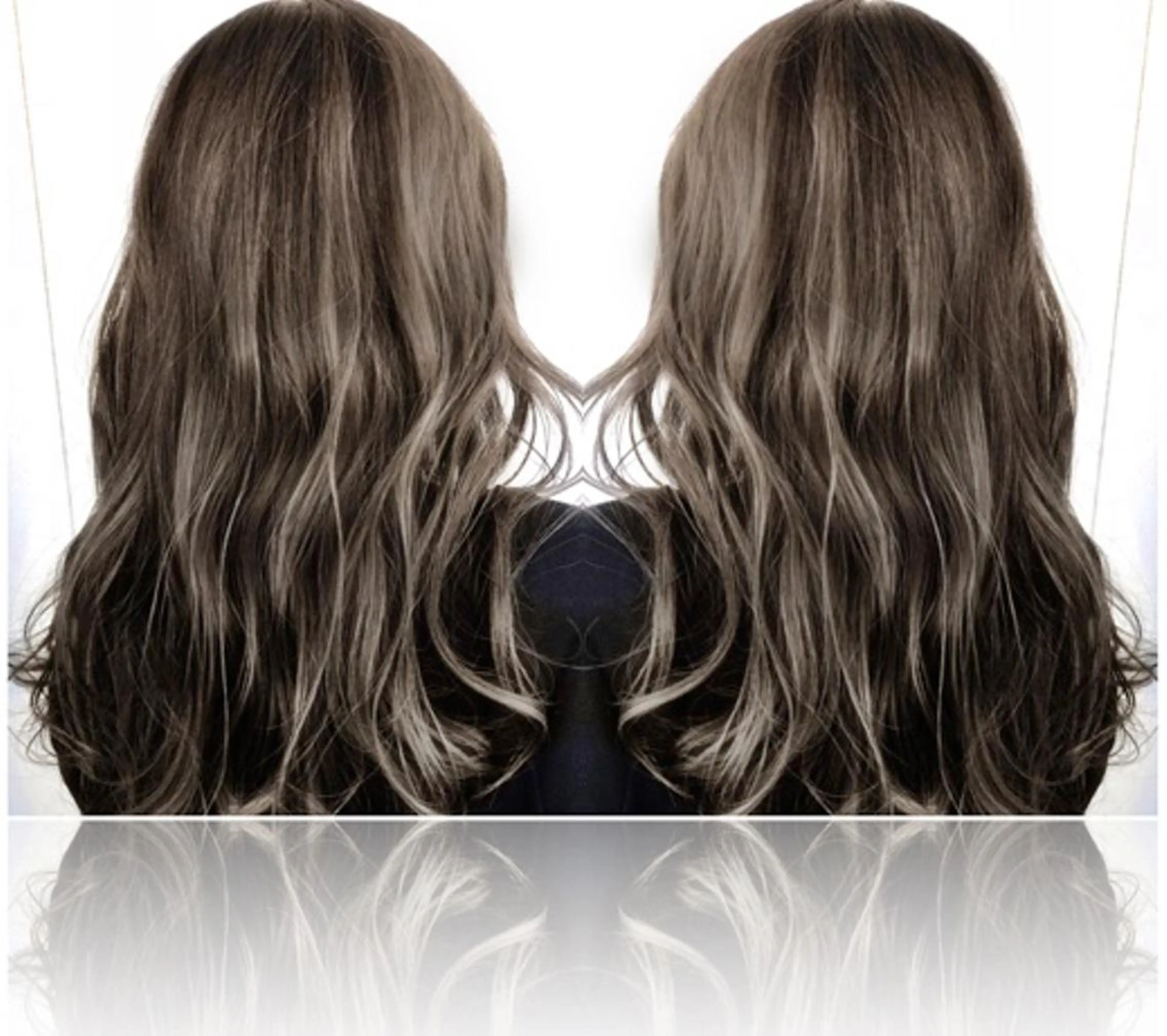 ロング カラー カット ヘアカラー トリートメント かわさき ともやのヘアスタイル