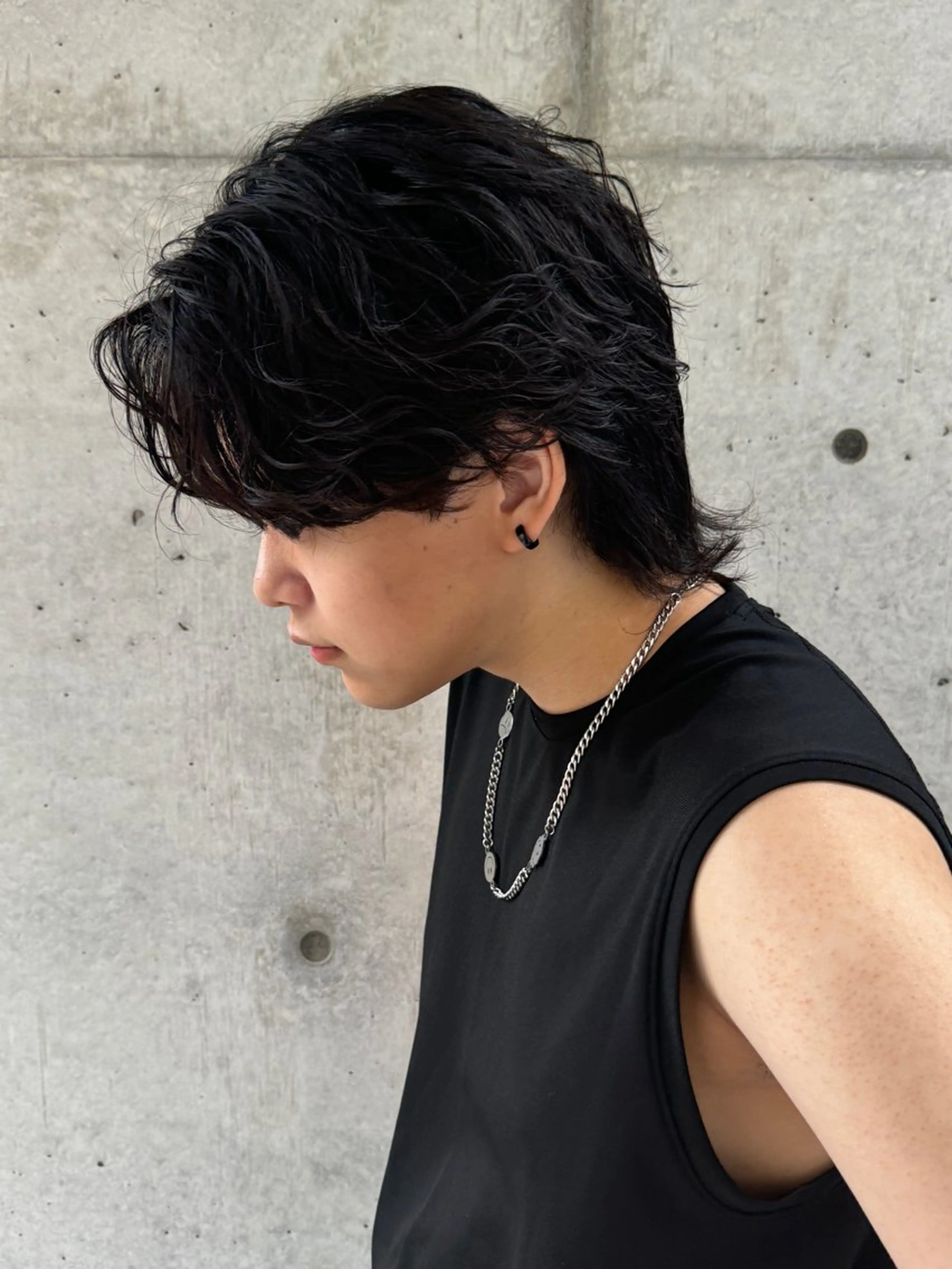 ショート メンズ ビジネス カット パーマ メンズ特化酒井翔太 /メンズカット/名駅のヘアスタイル