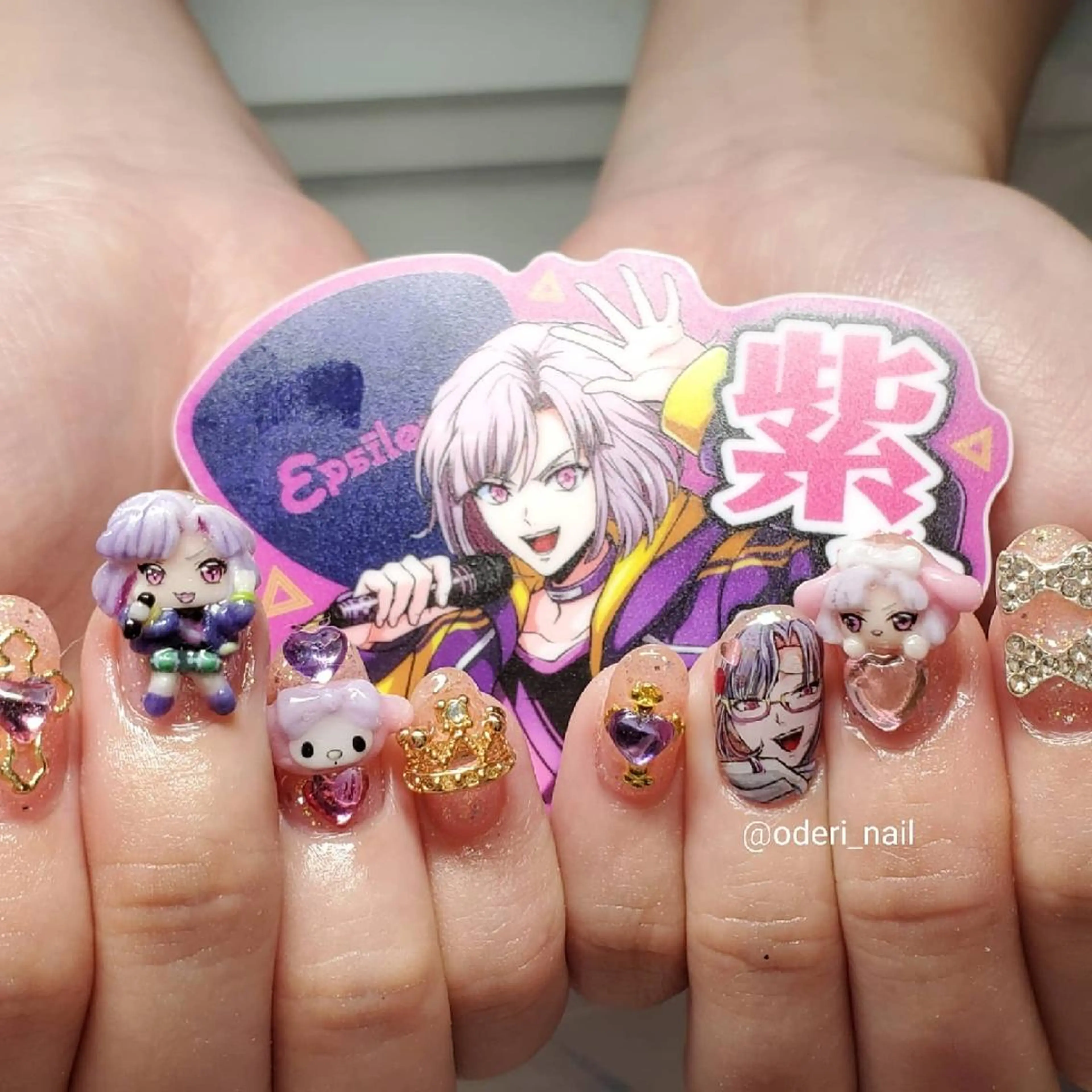 ネイル アートネイル ジェルネイル おで@ oderi_nailのネイルデザイン