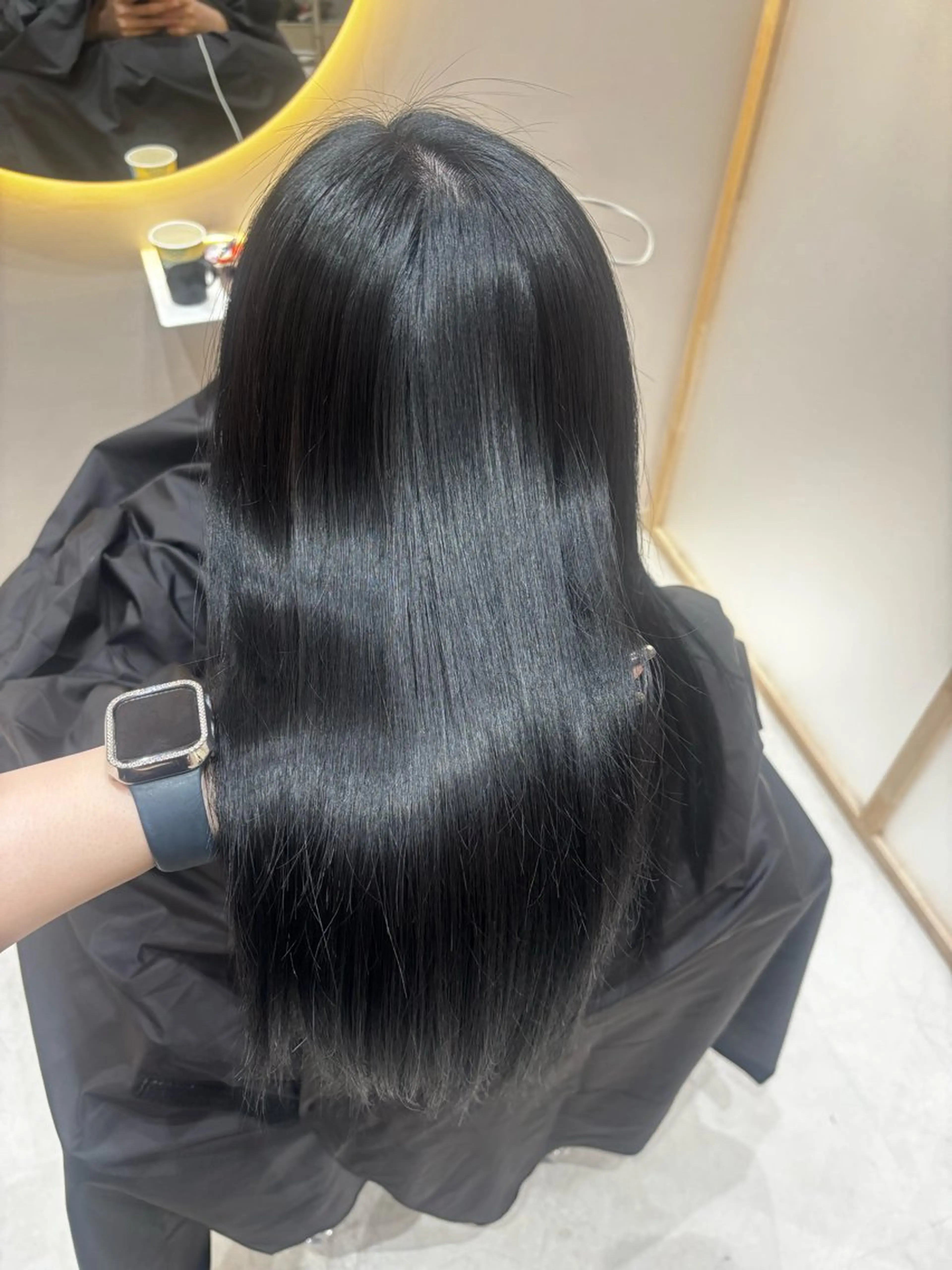 ロング カット ヘアカラー トリートメント 韓国レイヤーカット/ 🩶HARUKA🩶のヘアスタイル