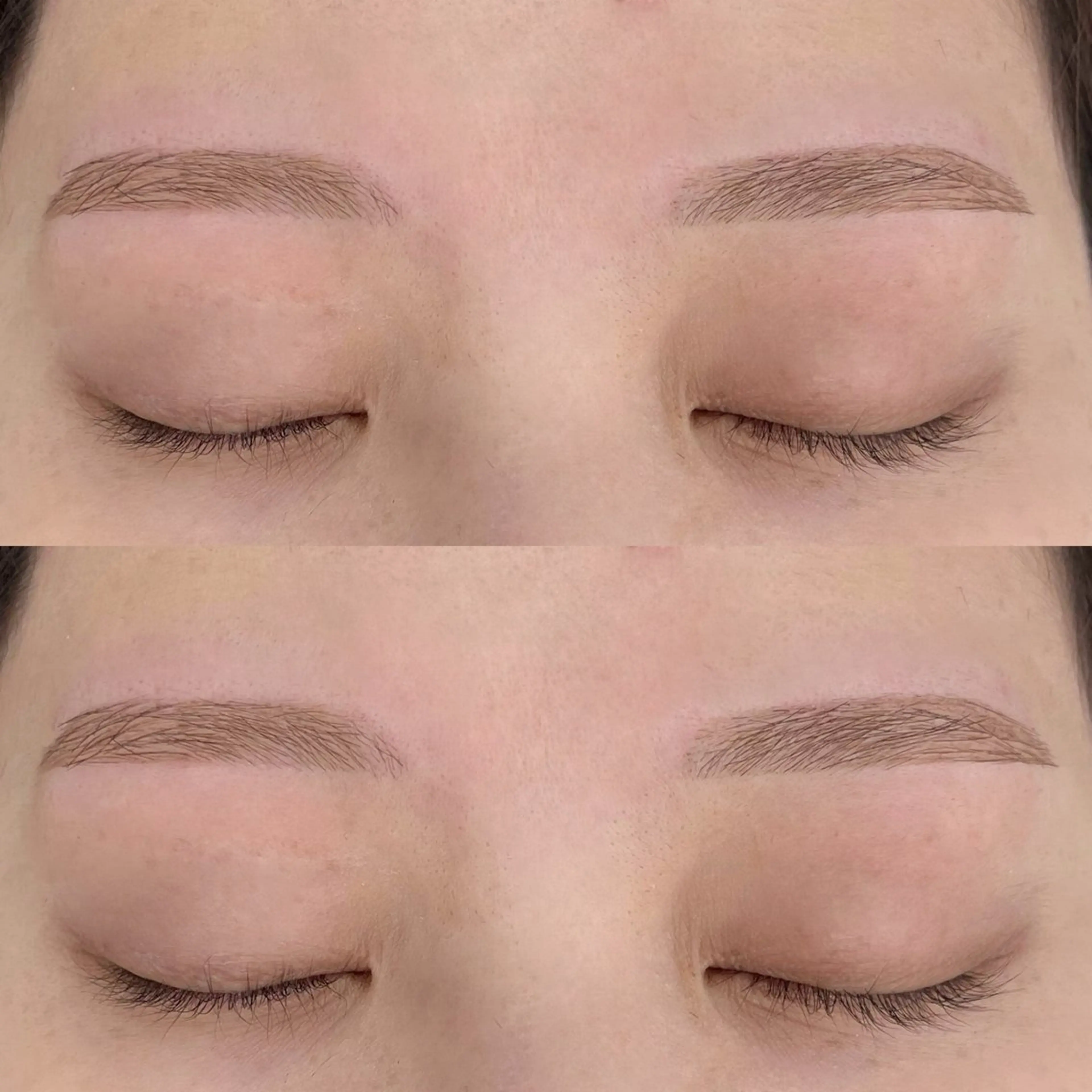 アイブロウワックス+メイクの写真