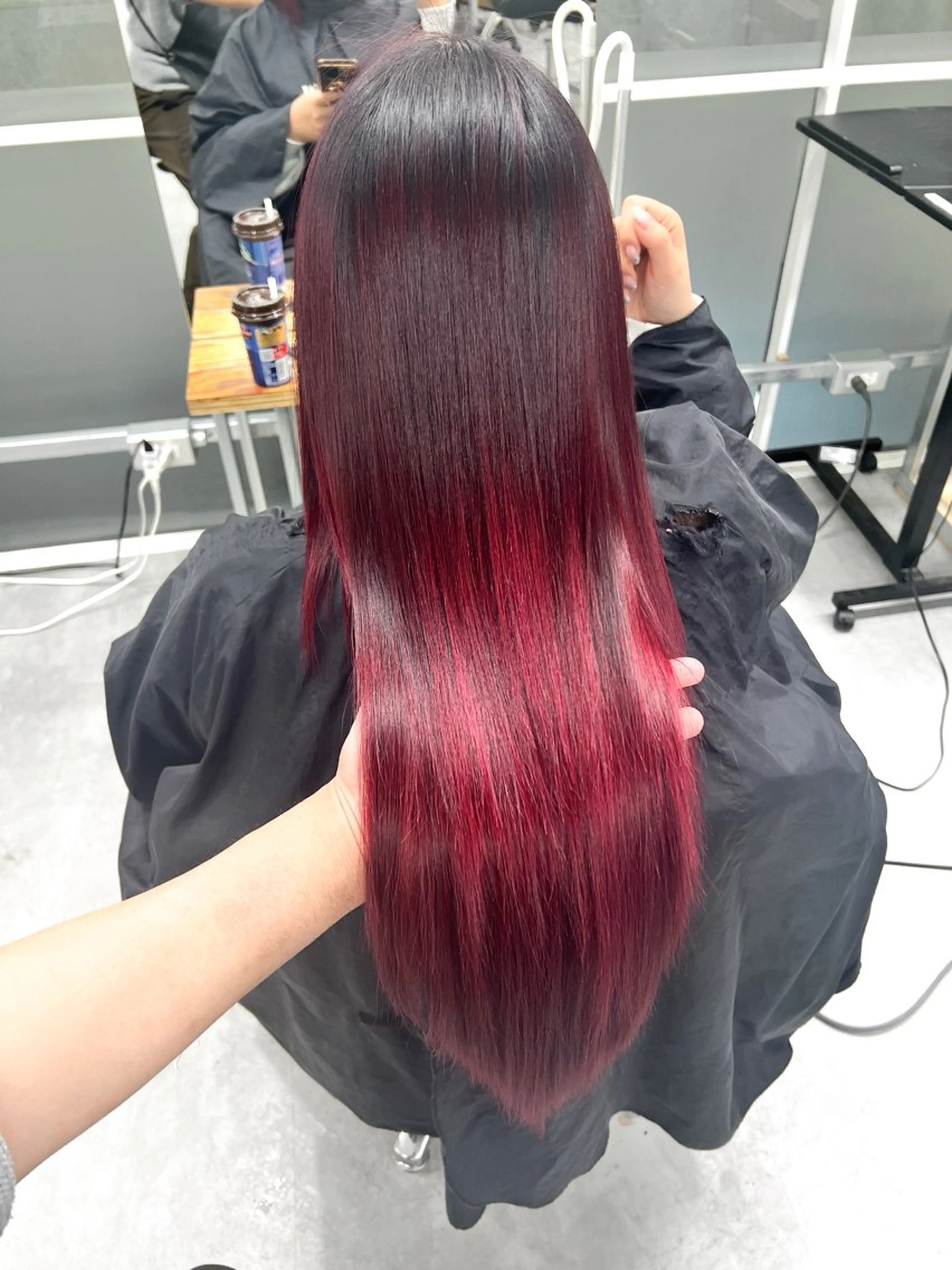 ロング カラー 髪質改善 縮毛矯正 トリートメント 酸性ストレート 酸熱トリートメント welring hair salon所属・welring hair salonのヘアスタイル