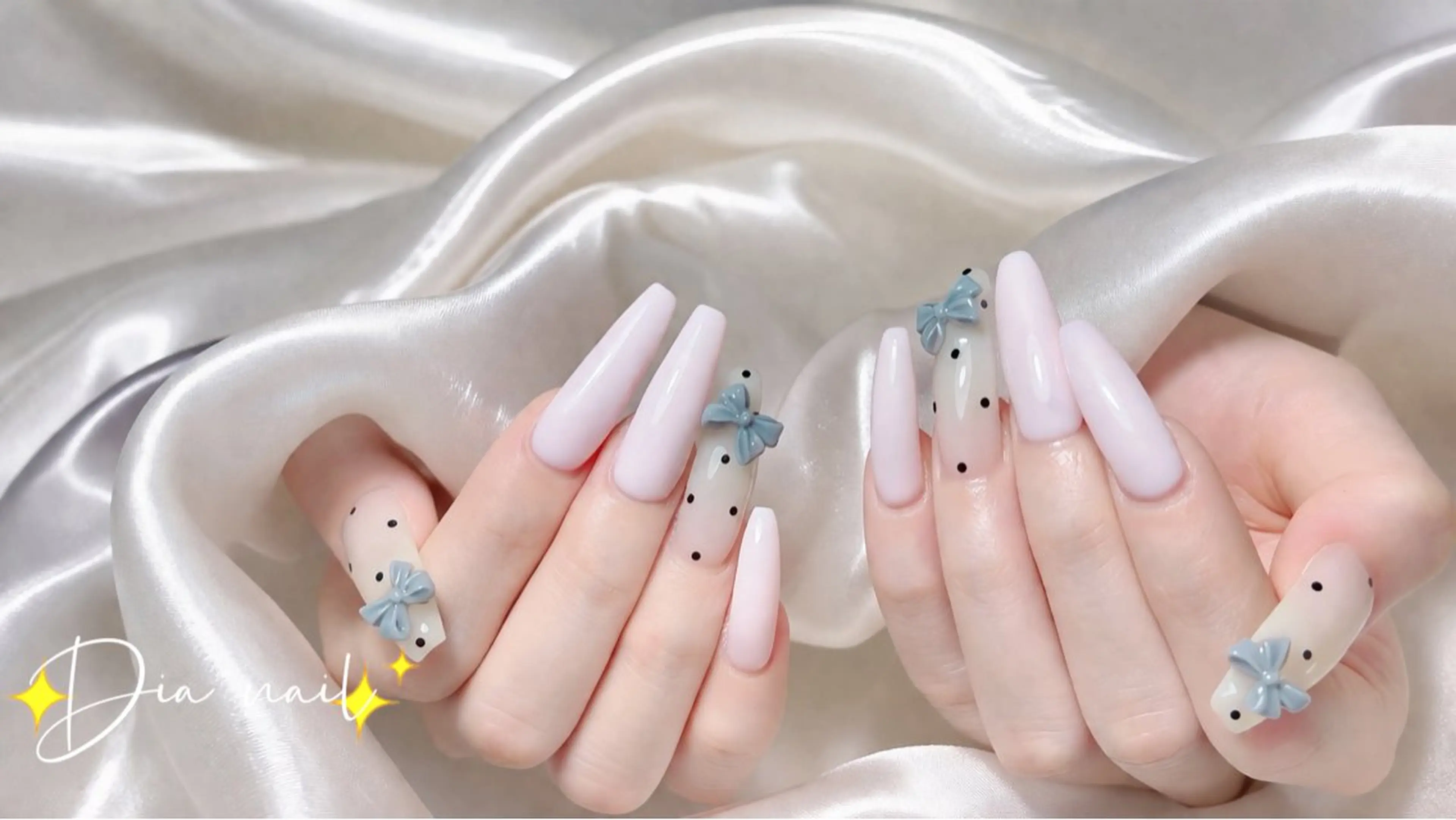 ネイル チークネイル ジェルネイル グラデーション マグネットネイル ニュアンスネイル Di'a nail ネイルサロンのネイルデザイン