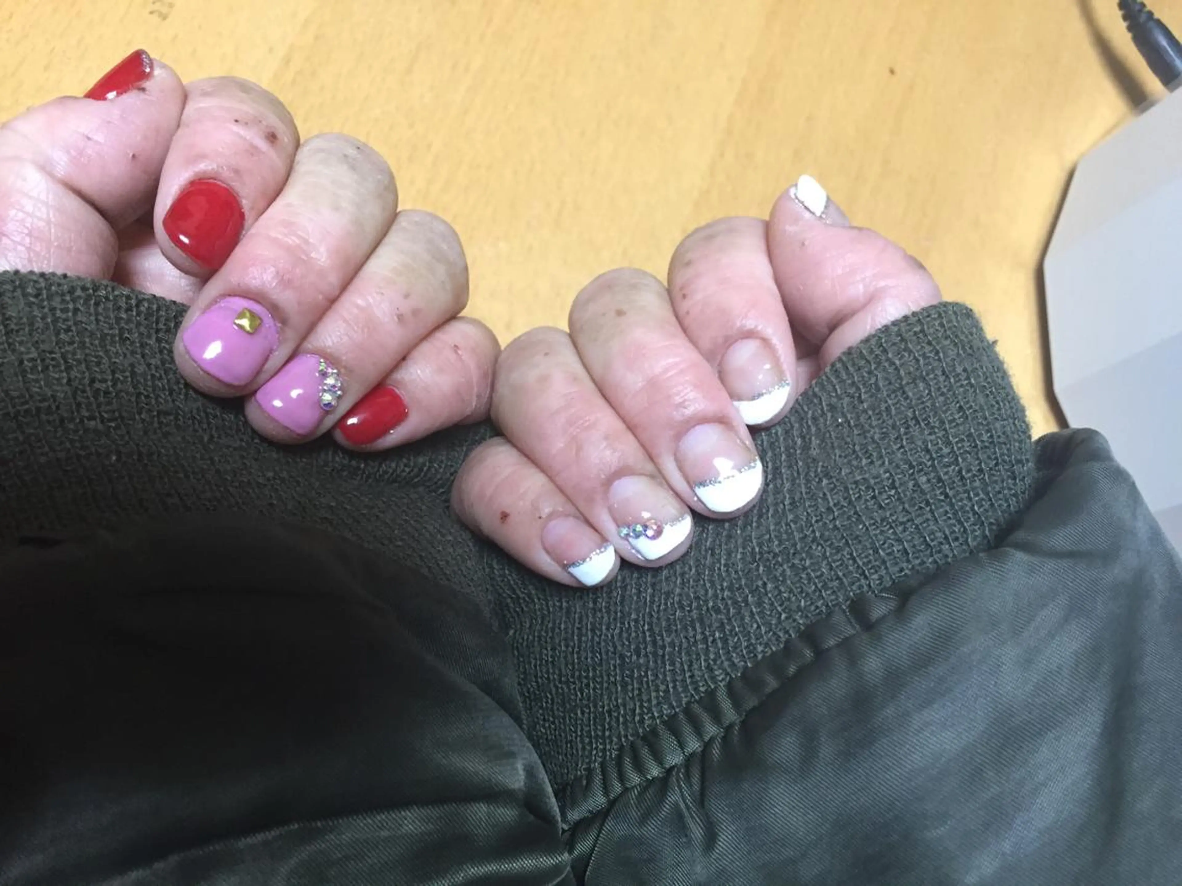 ネイル フレンチネイル ワンカラーネイル private_ salon.Leaのネイルデザイン