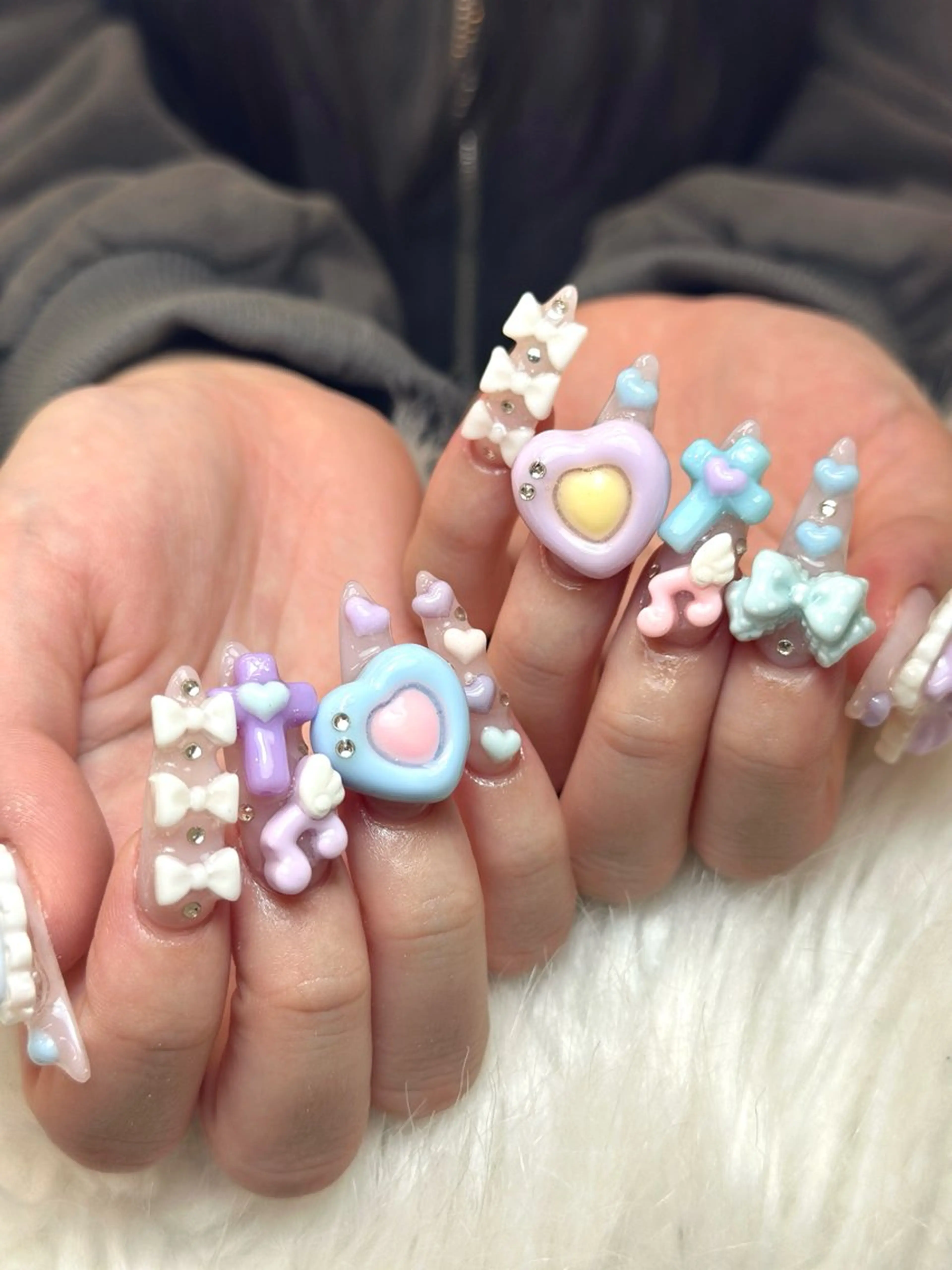 ネイル アートネイル ジェルネイル マグネットネイル ハンドネイル JennNail_ マオのネイルデザイン
