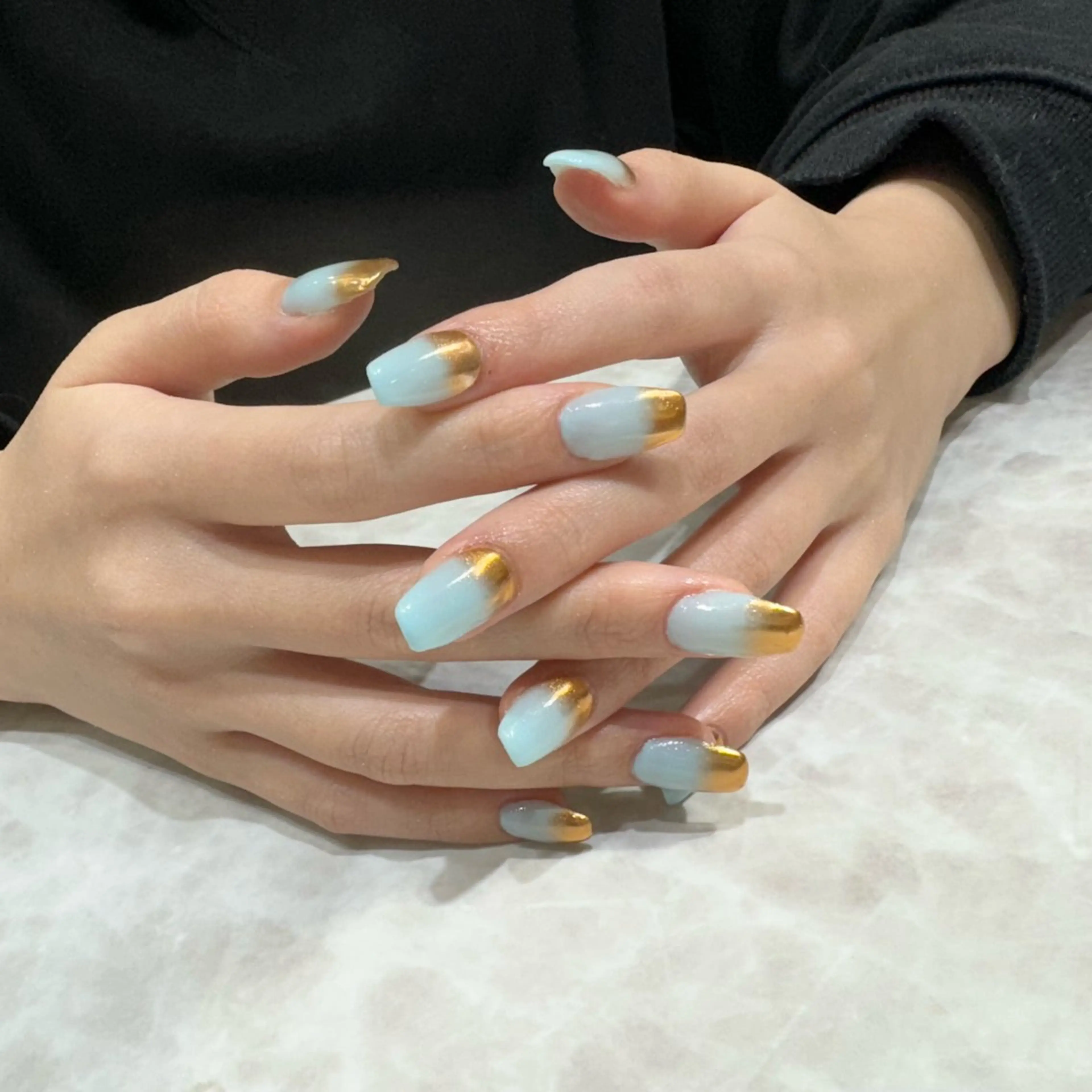 ネイル ミラーネイル ハンドネイル 粕屋ネイル&耳つぼ 🫧Natsumiのネイルデザイン