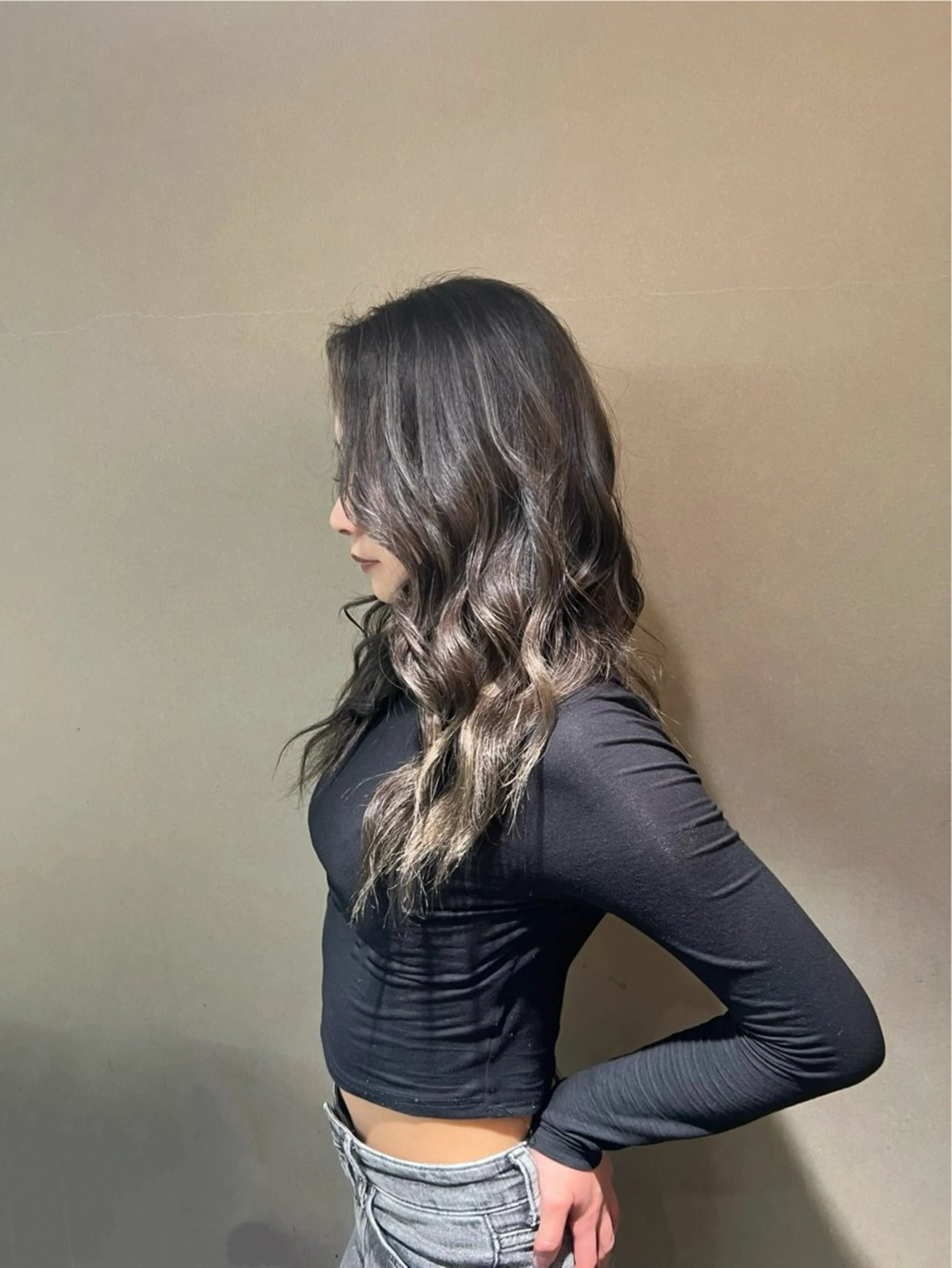 セミロング カラー 💖梅田レイヤー💖 副店長Tsubasaのヘアスタイル