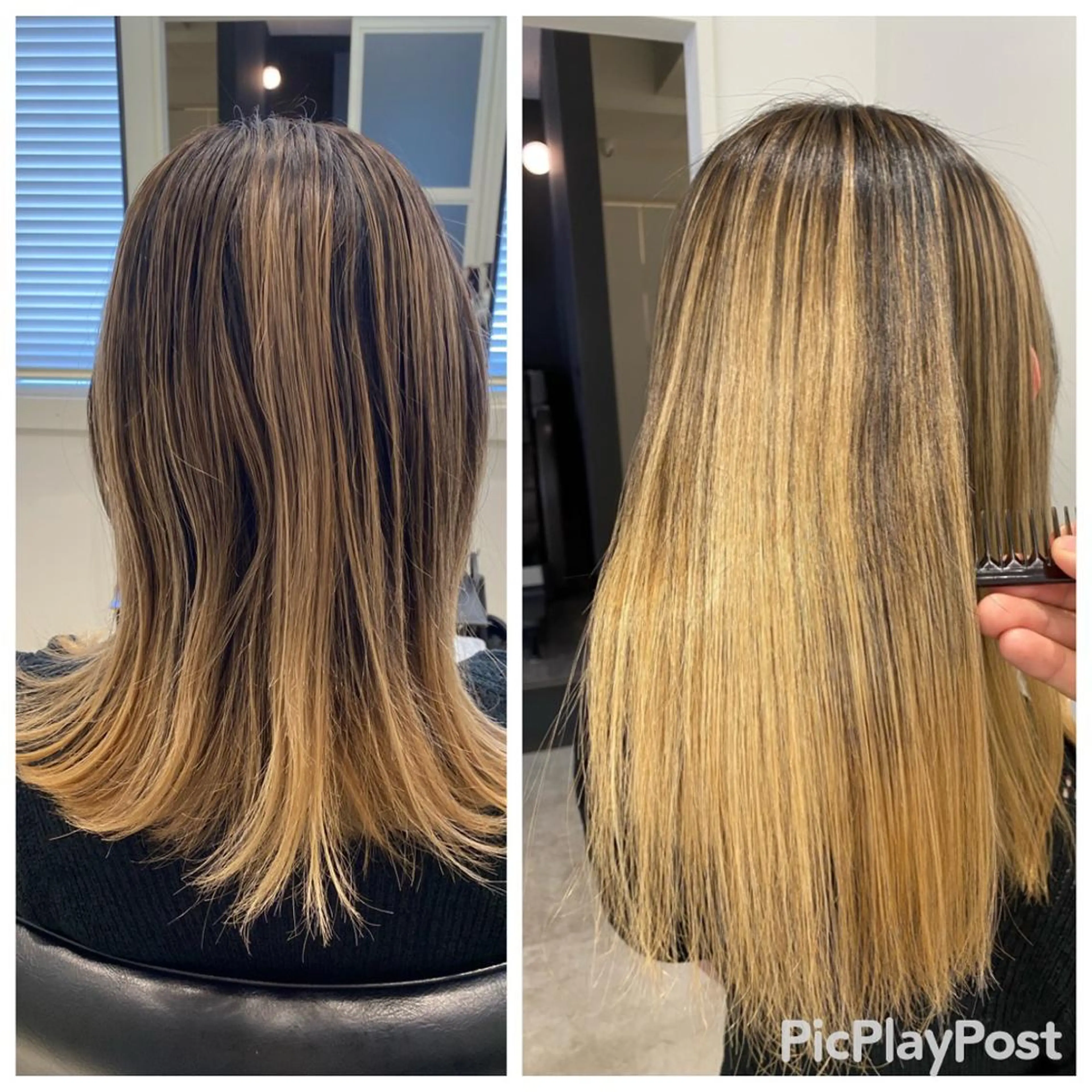 ミディアム 髪質改善 トリートメント ヘアカラー トリートメント ブリーチ縮毛矯正 ／髪質改善／KEIのヘアスタイル