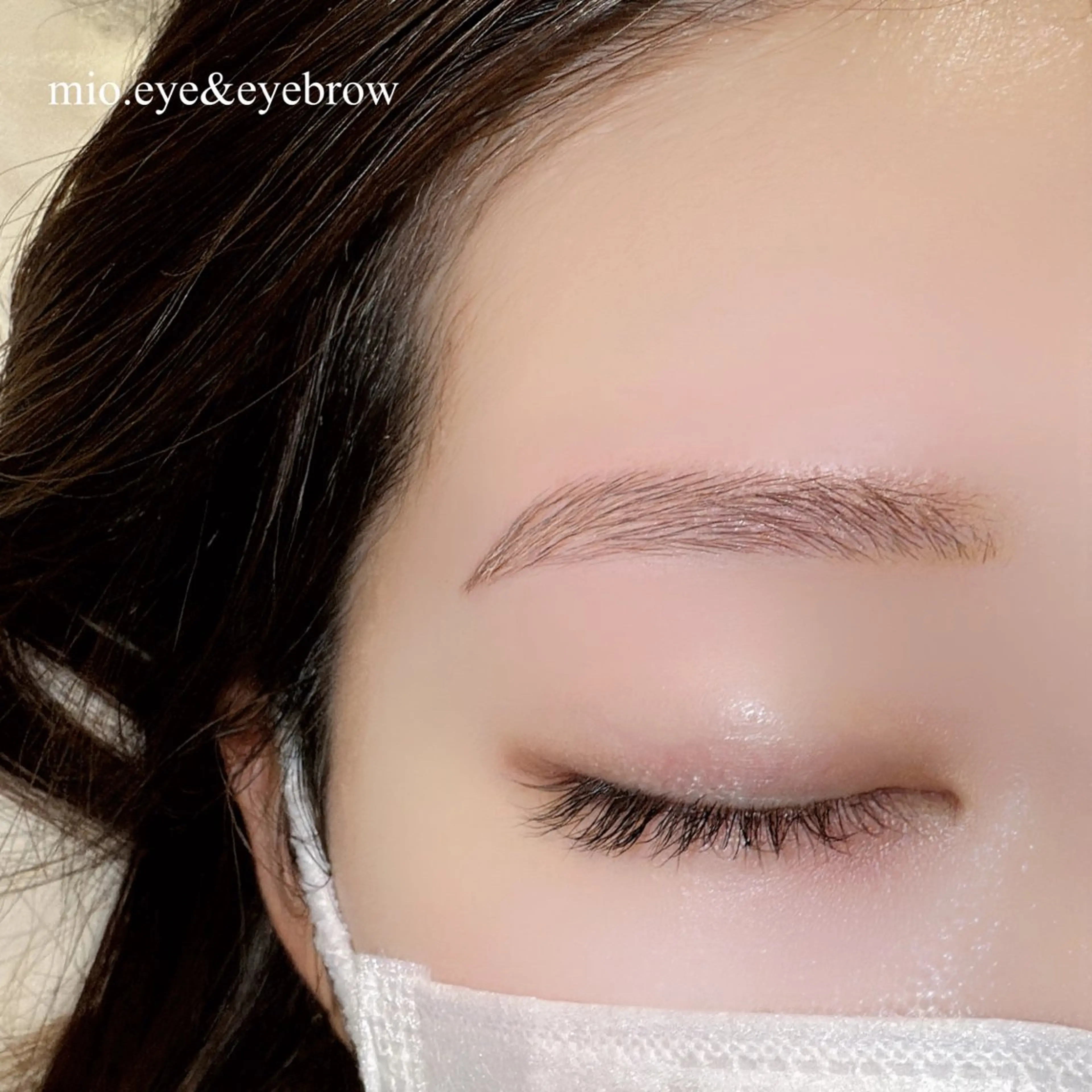 アイブロウ 眉毛ワックス脱毛 ワックス脱毛 mio. eye salonのマツエク・マツパデザイン