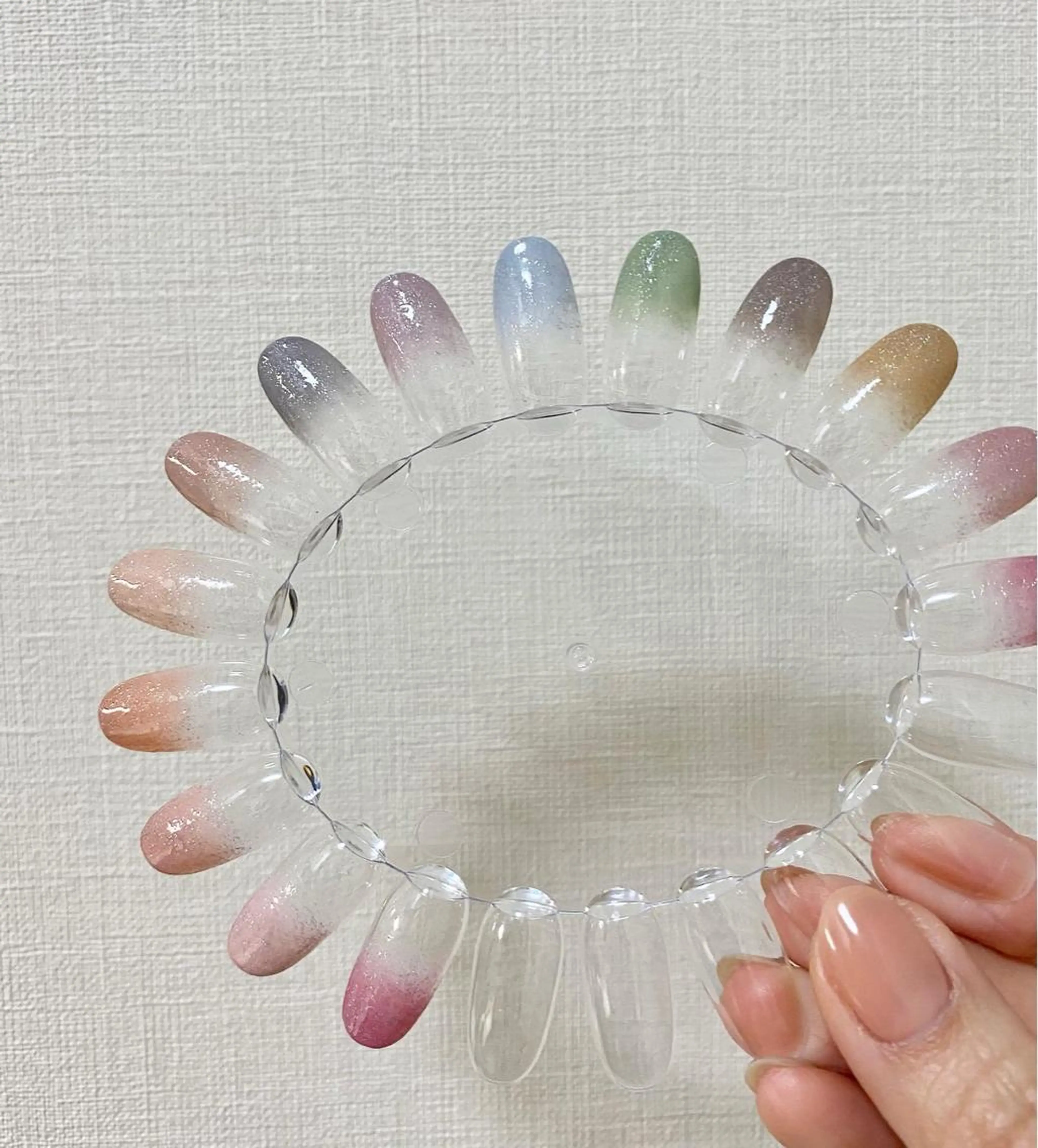 ネイル グラデーション ラメ(グリッター) N.design mineのネイルデザイン