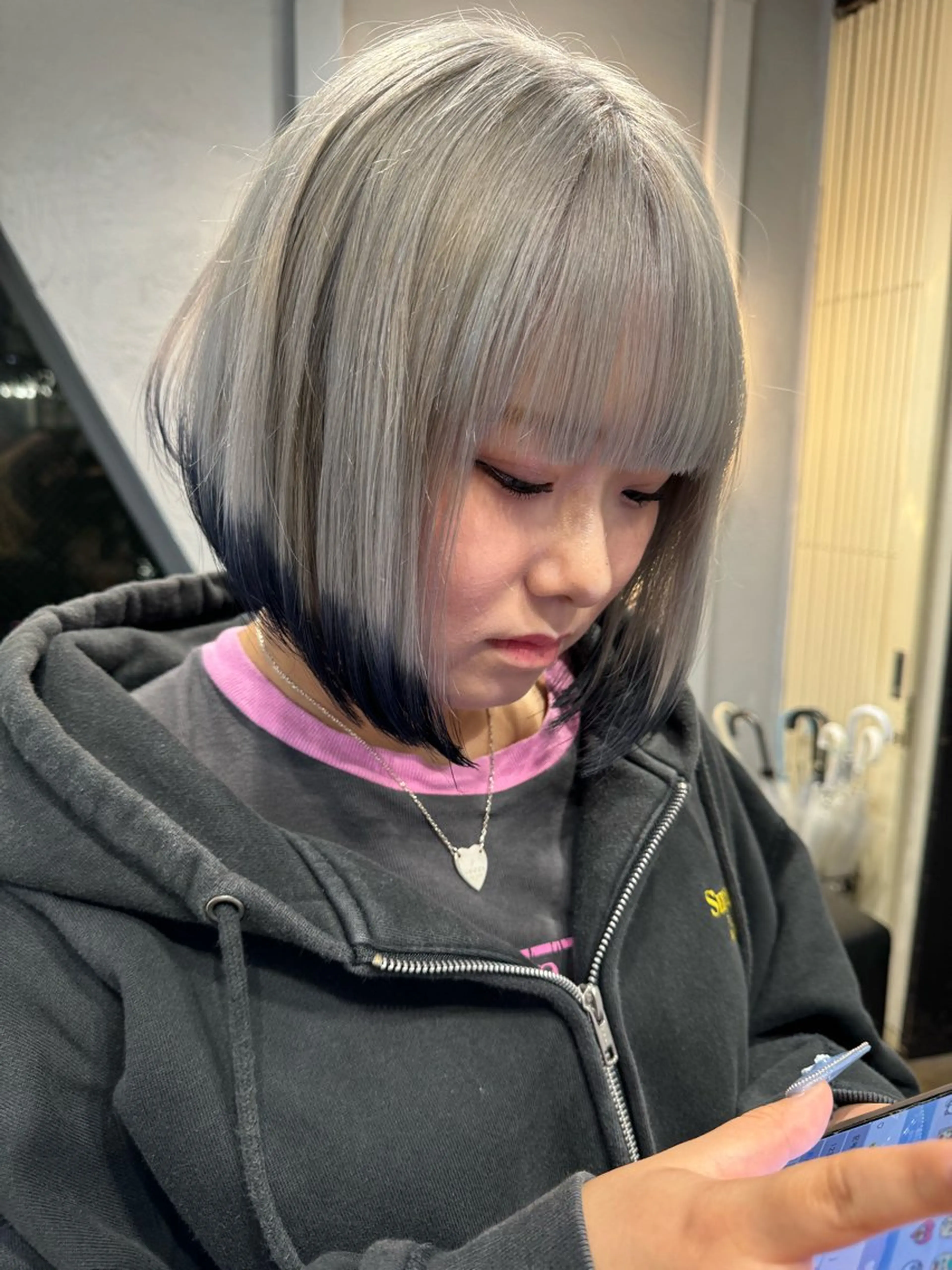 ショート カラー dao/ミルクティー /ブラウン/ブロンドのヘアスタイル