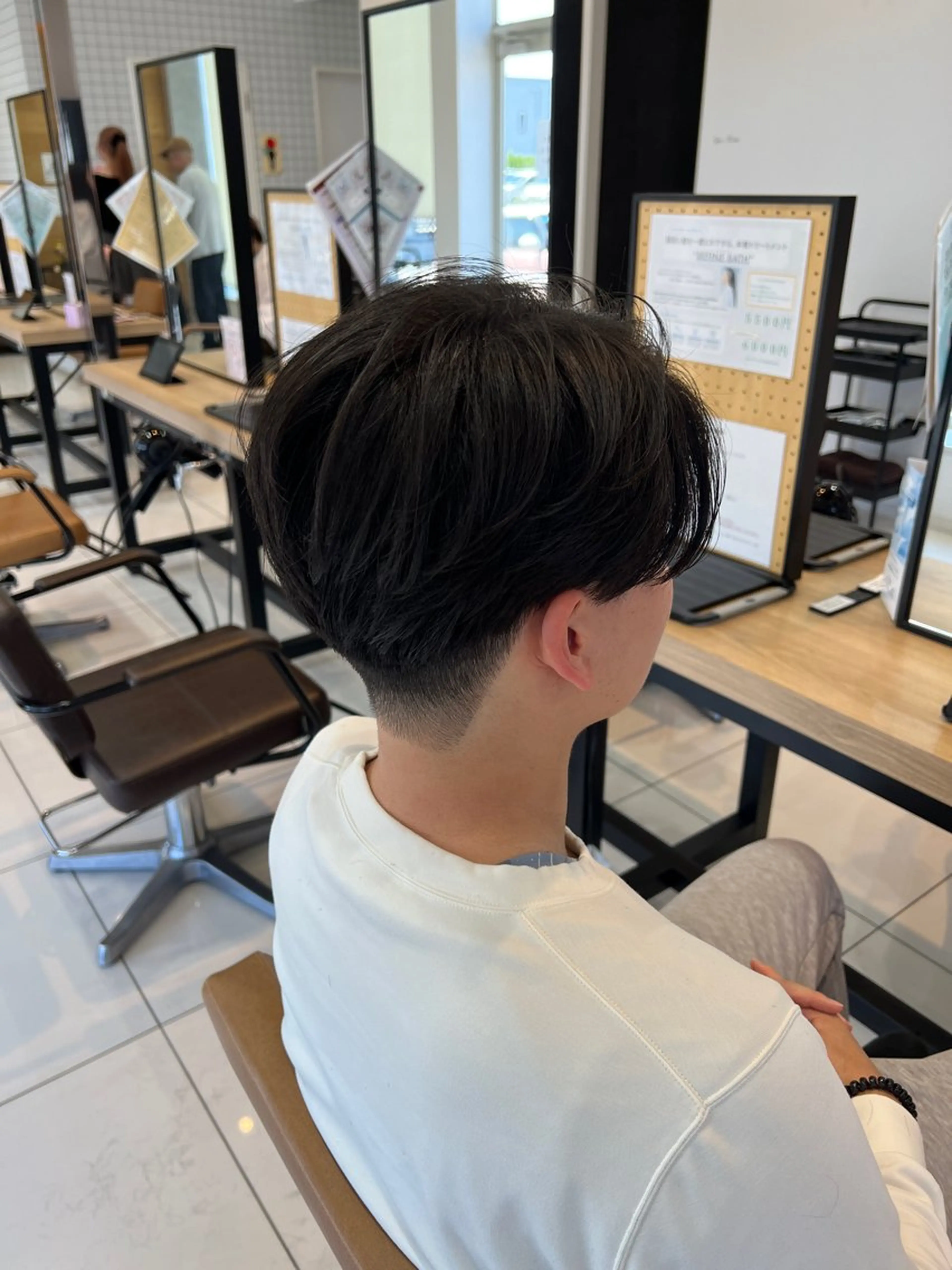 ショート メンズ 石川 蓮汰朗のヘアスタイル