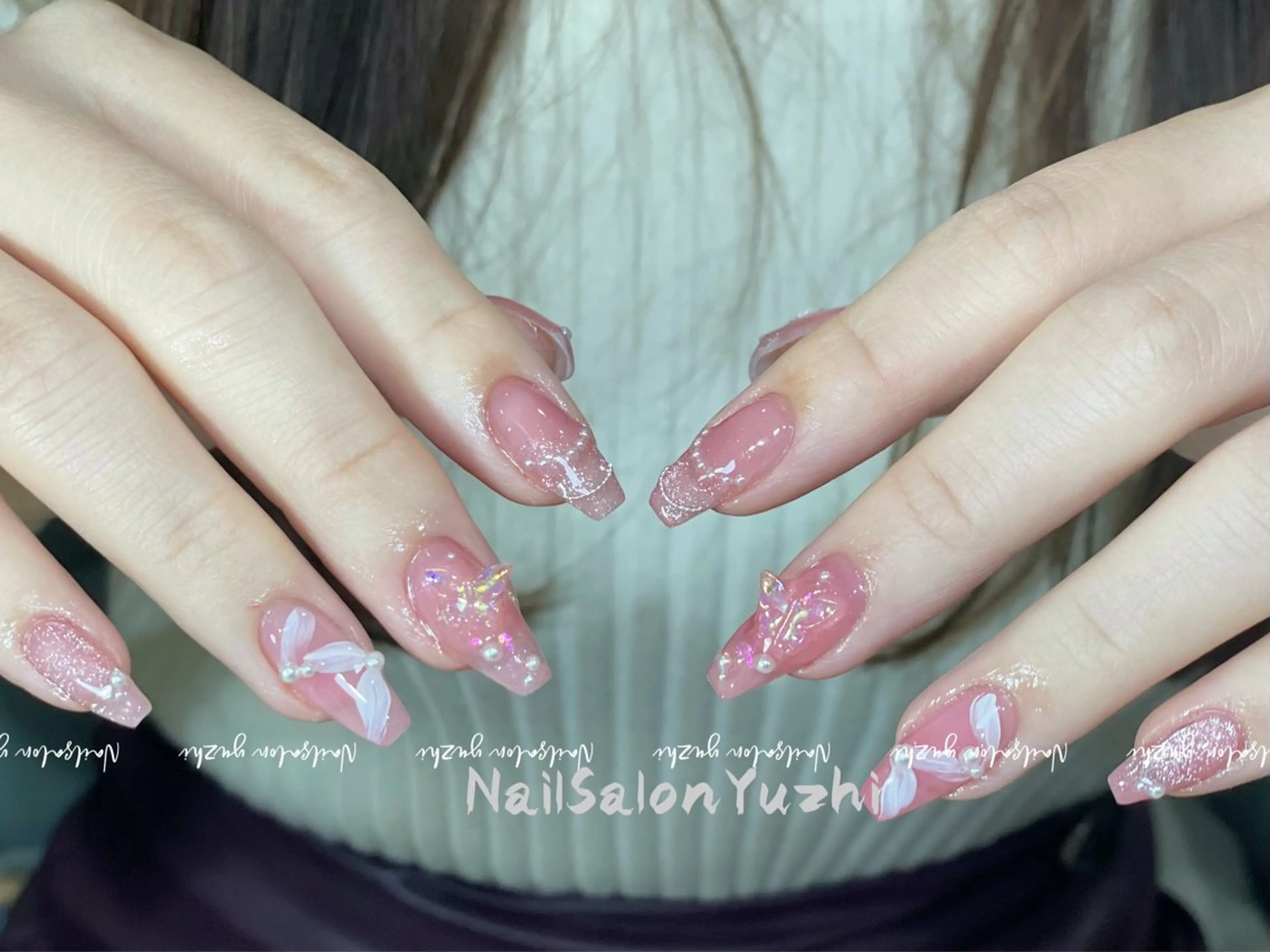 ネイル ハンドネイル MAKI💚💚💚 秋葉原.のネイルデザイン