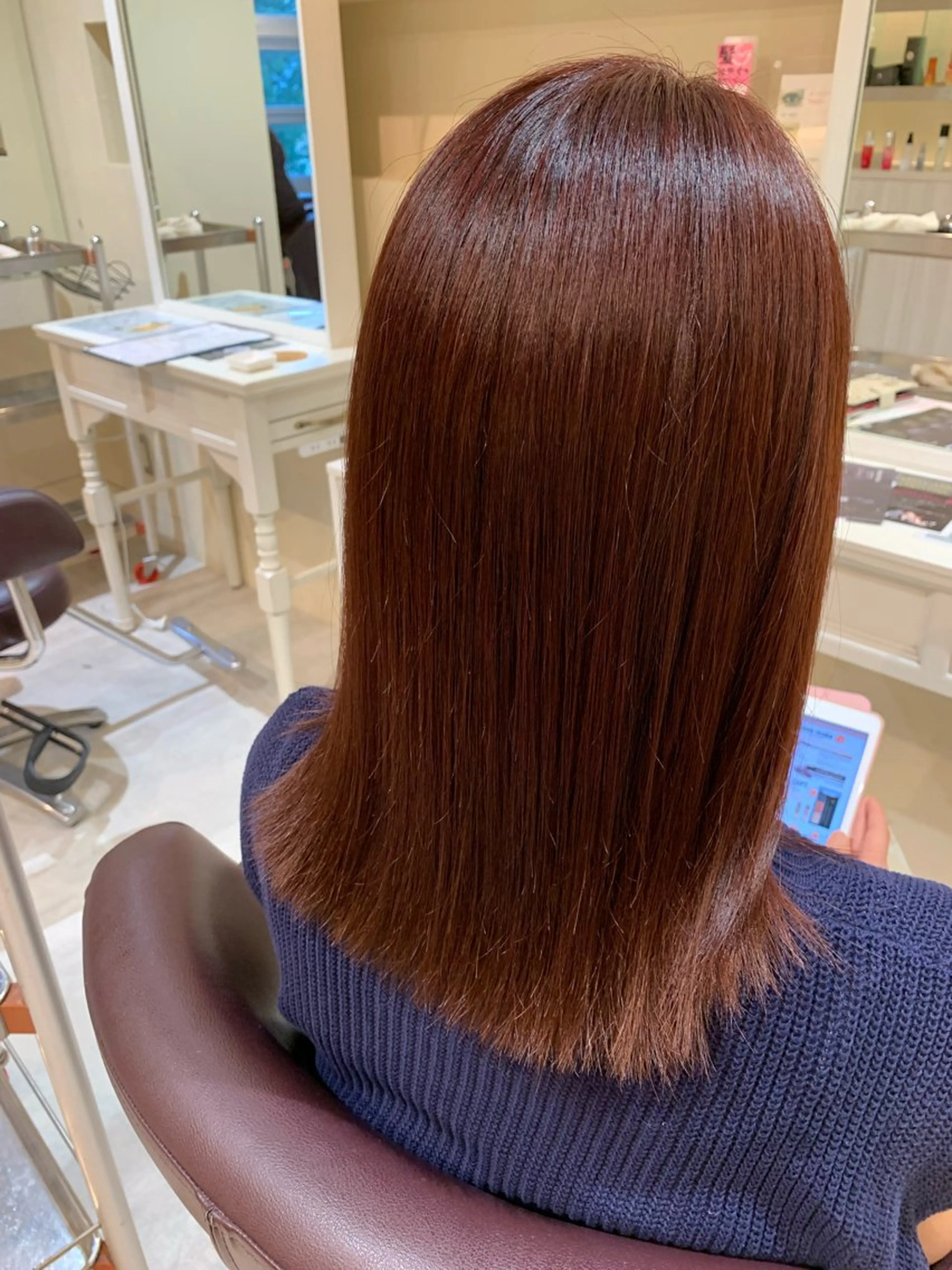 ミディアム ヘアカラー トリートメント Yuuki🌷名古屋 栄 カラー/ボブのヘアスタイル