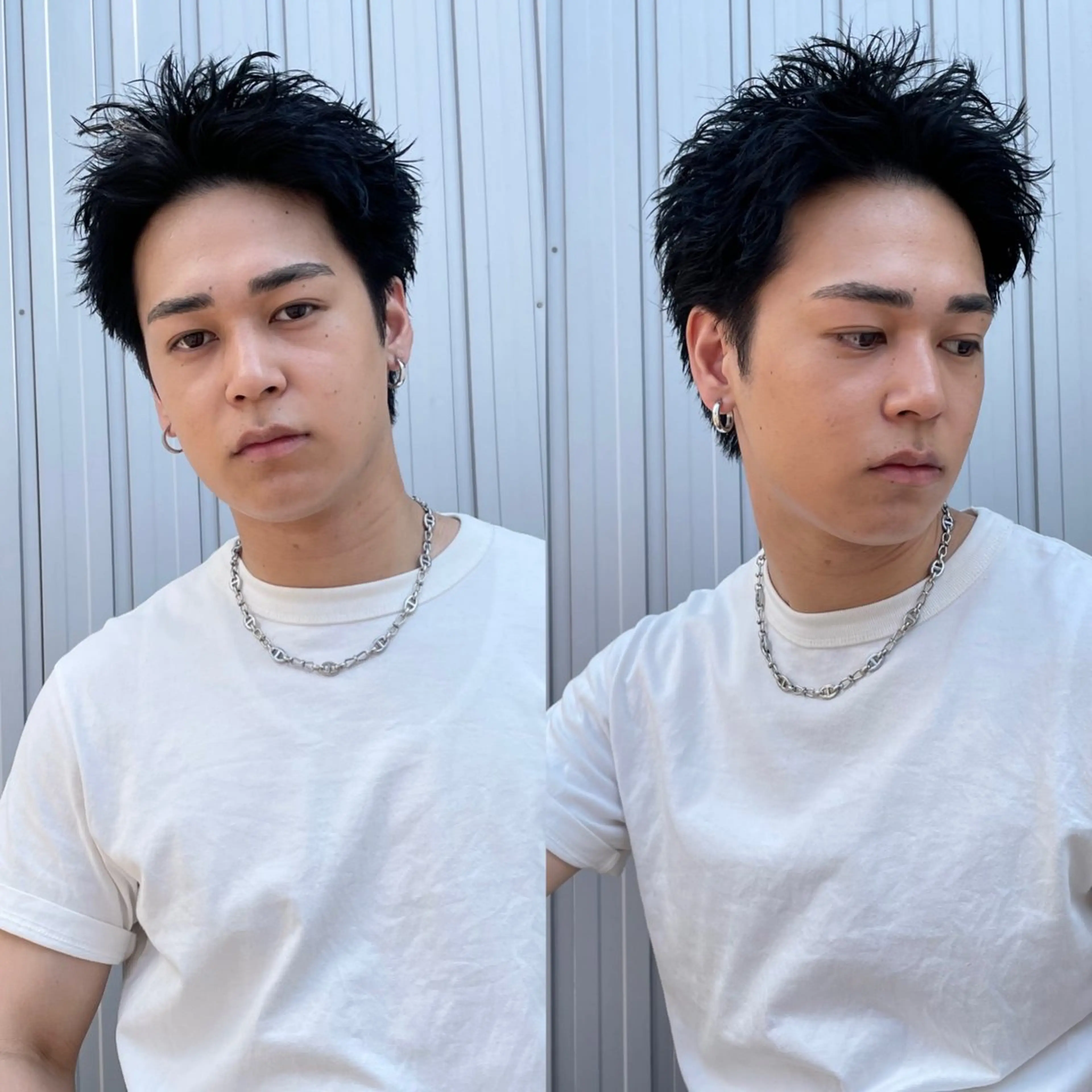 ショート カラー パーマ ヘアアレンジ メンズ カット パーマ トリートメント ヘアセット 亀井隆汰/メンズ専門 パーマ特化美容師のヘアスタイル