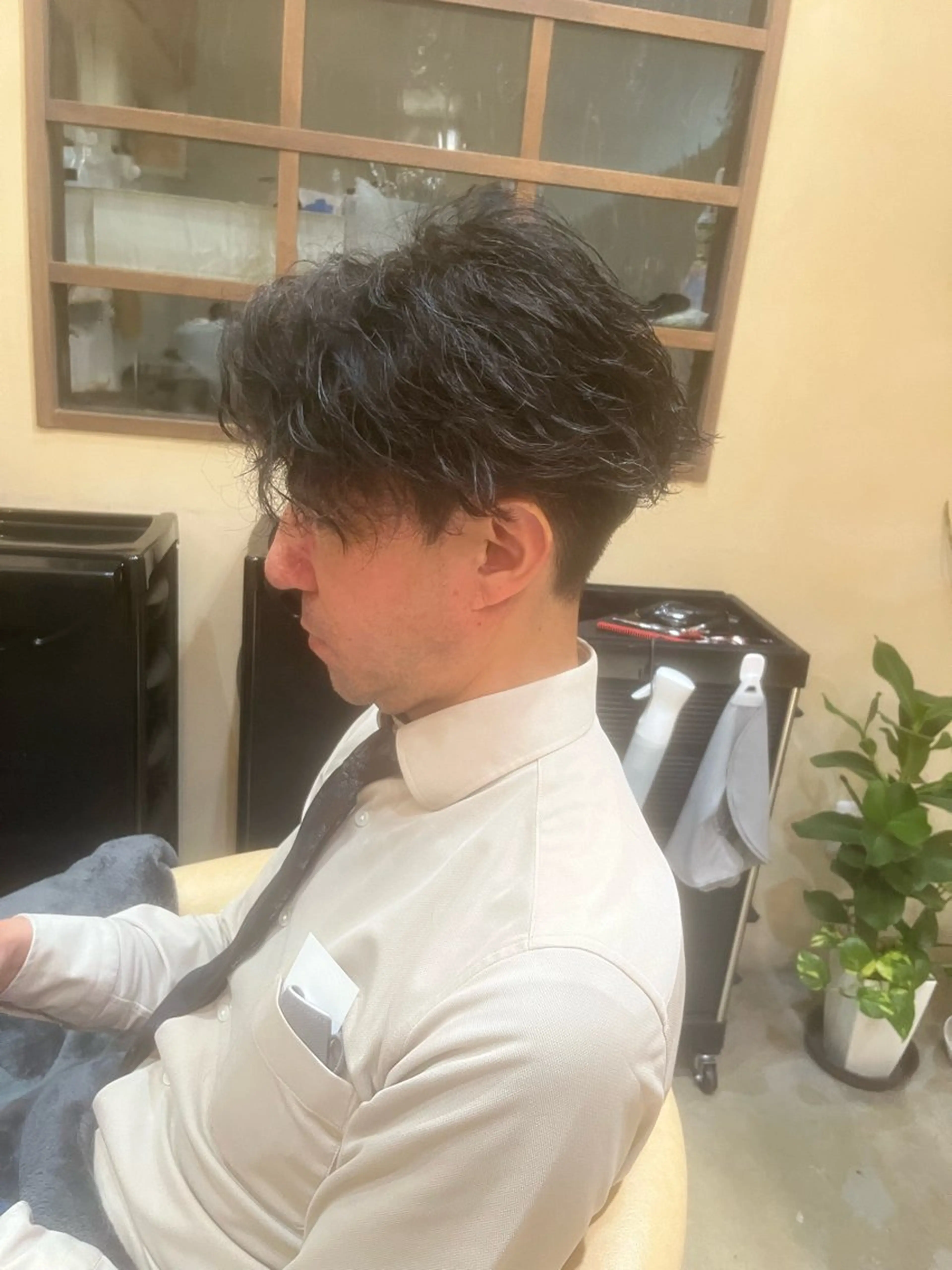 ショート メンズ カット パーマ トリートメント 鹿児島 TSUBASAのヘアスタイル