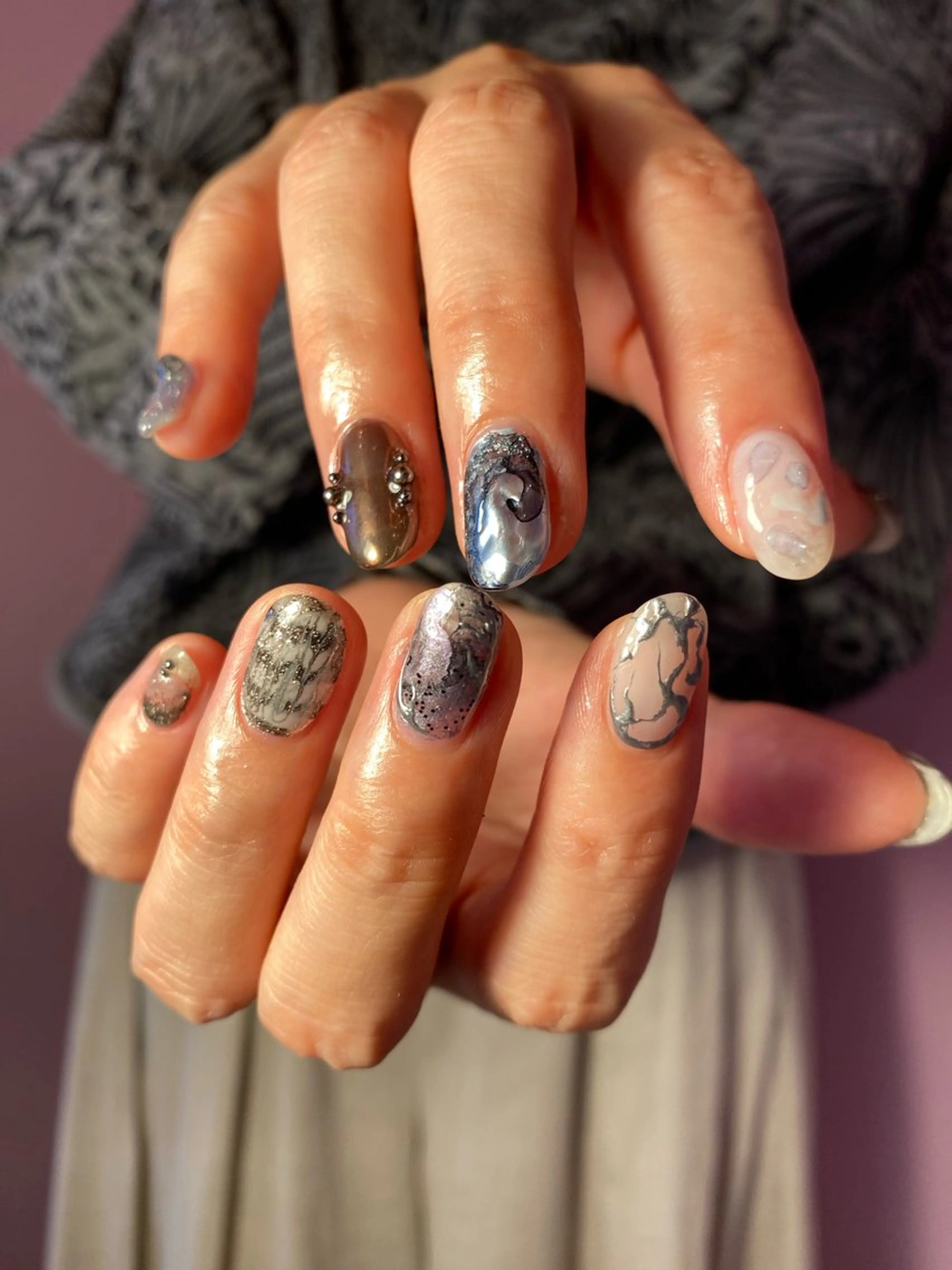 ネイル NICO nail　三軒茶屋店　ネイル＆アイラッシュ所属・oichan 𖦹°‧のネイルデザイン