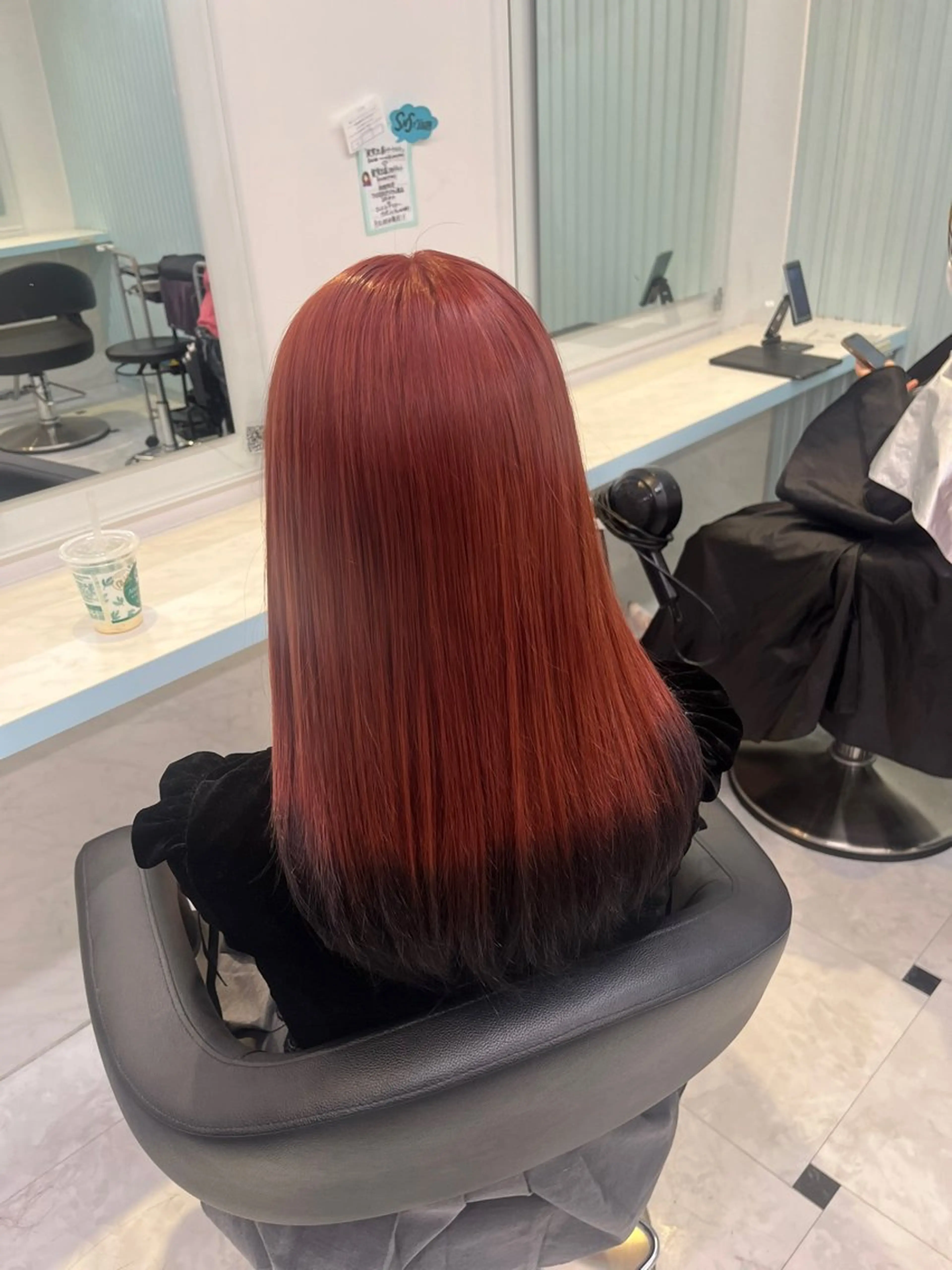 カラー 🇰🇷韓流暖色ヘア 🍒saaya🍒のヘアスタイル