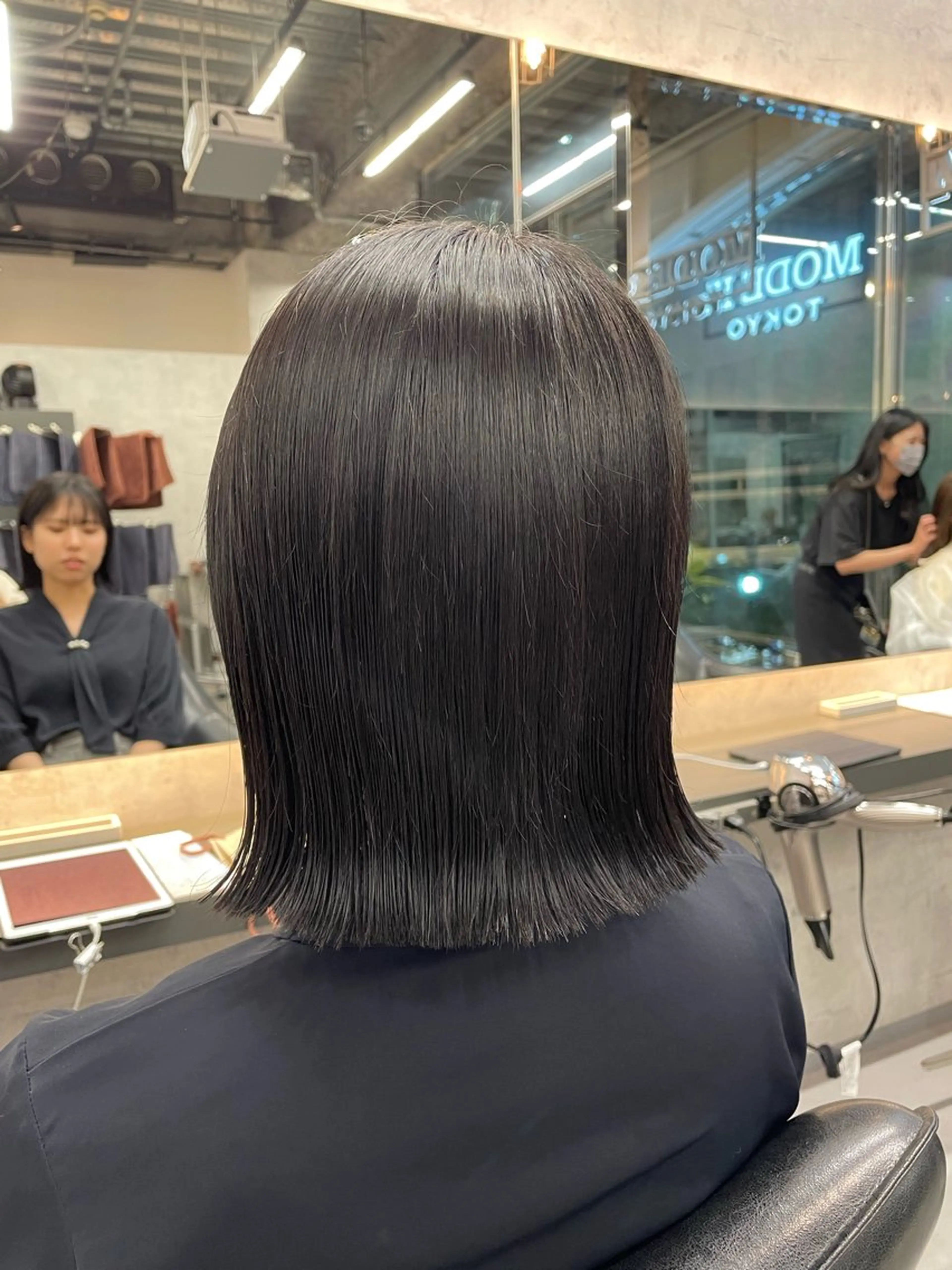 ミディアム カラー ヘアカラー トリートメント 【銀座】透明感カラー ／艶カラー/tomoのヘアスタイル